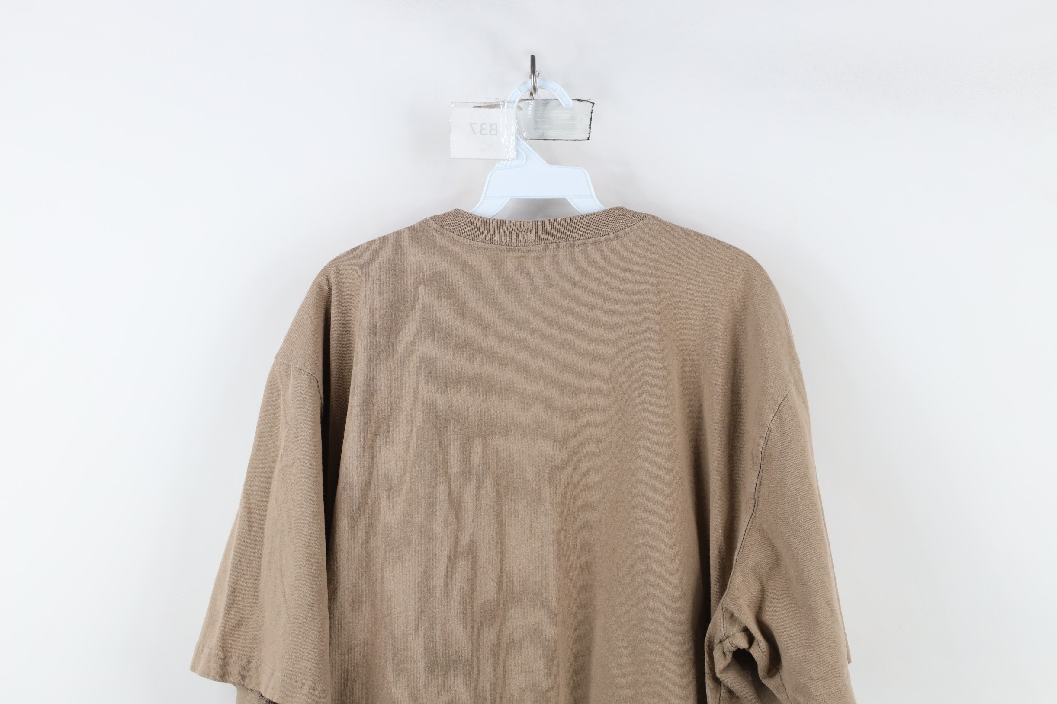 Carhartt × Vintage Vintage Y2K Carhartt Heavyweight Fit Pocket T-Shirt Khaki Size US L / EU 52-54 / 3 - 10 Thumbnail