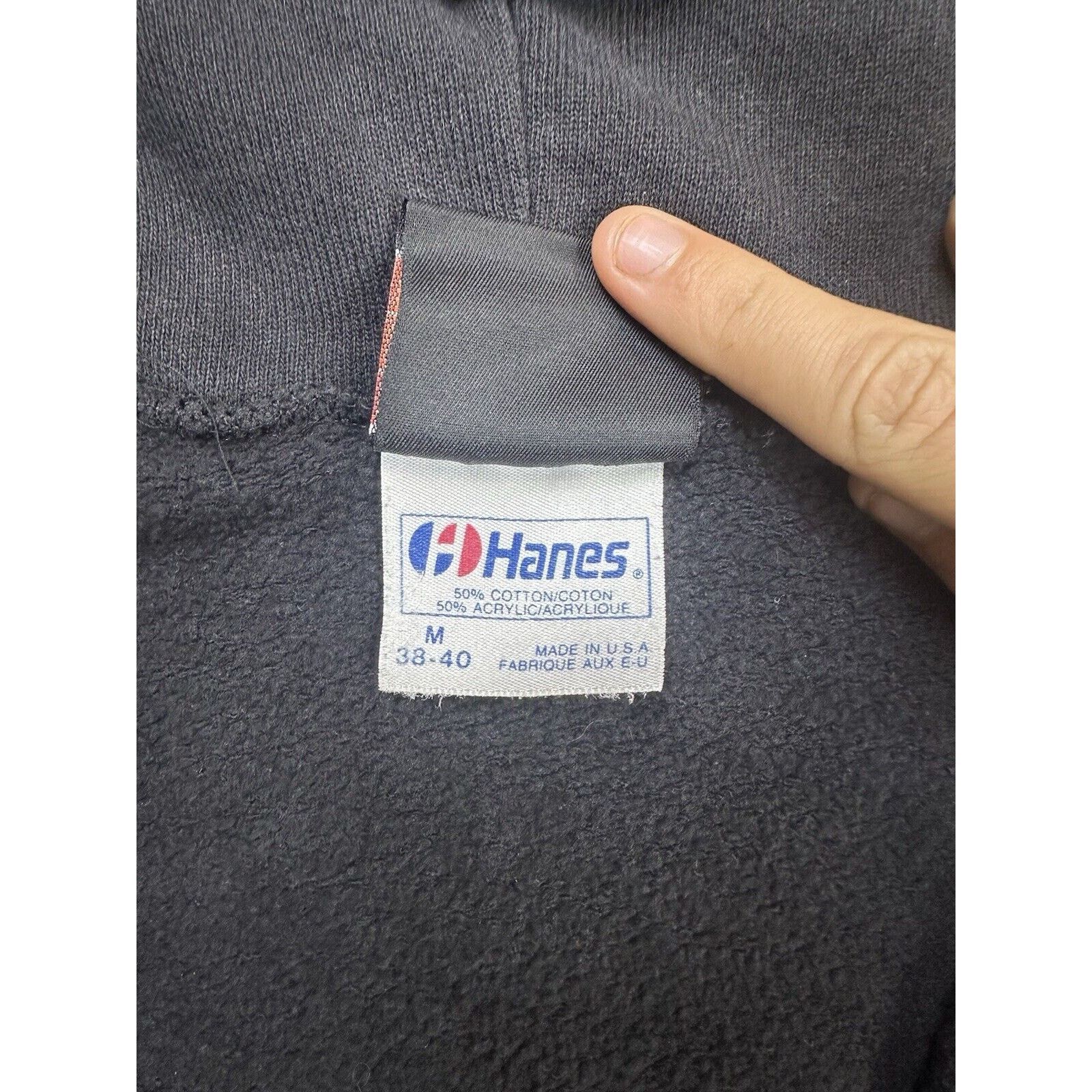 Harley Davidson × Vintage Vintage 1990 Harley Davidson Lighting Zip Hoodie Size US M / EU 48-50 / 2 - 3 Thumbnail
