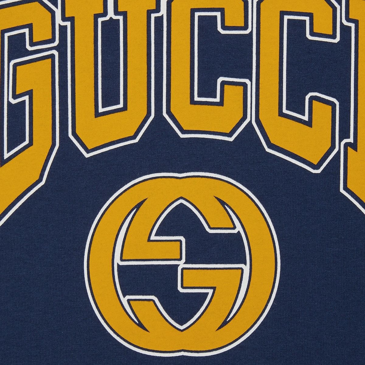 Gucci o1s1wg110925 Cotton Jersey Printed T-Shirt in Blue Size US S / EU 44-46 / 1 - 4 Thumbnail