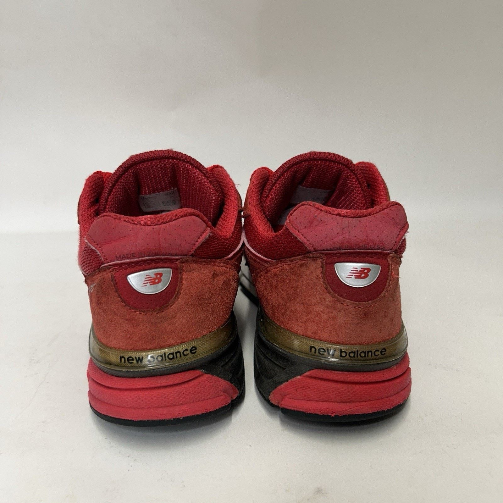 New Balance New Balance 990v4 Made In USA “Team Red” M990RD4 Size US 9.5 / EU 42-43 - 4 Thumbnail