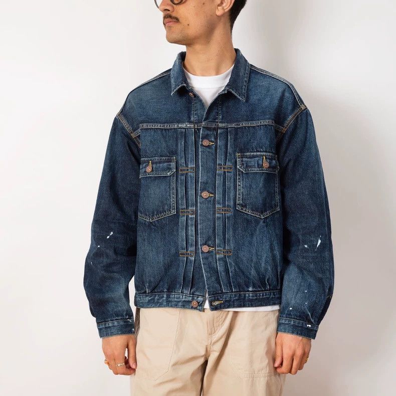 Visvim VISVIM 24ss 101XX JKT DMGD-1010 d1010 Splash ink denim jack Size US XL / EU 56 / 4 - 4 Thumbnail