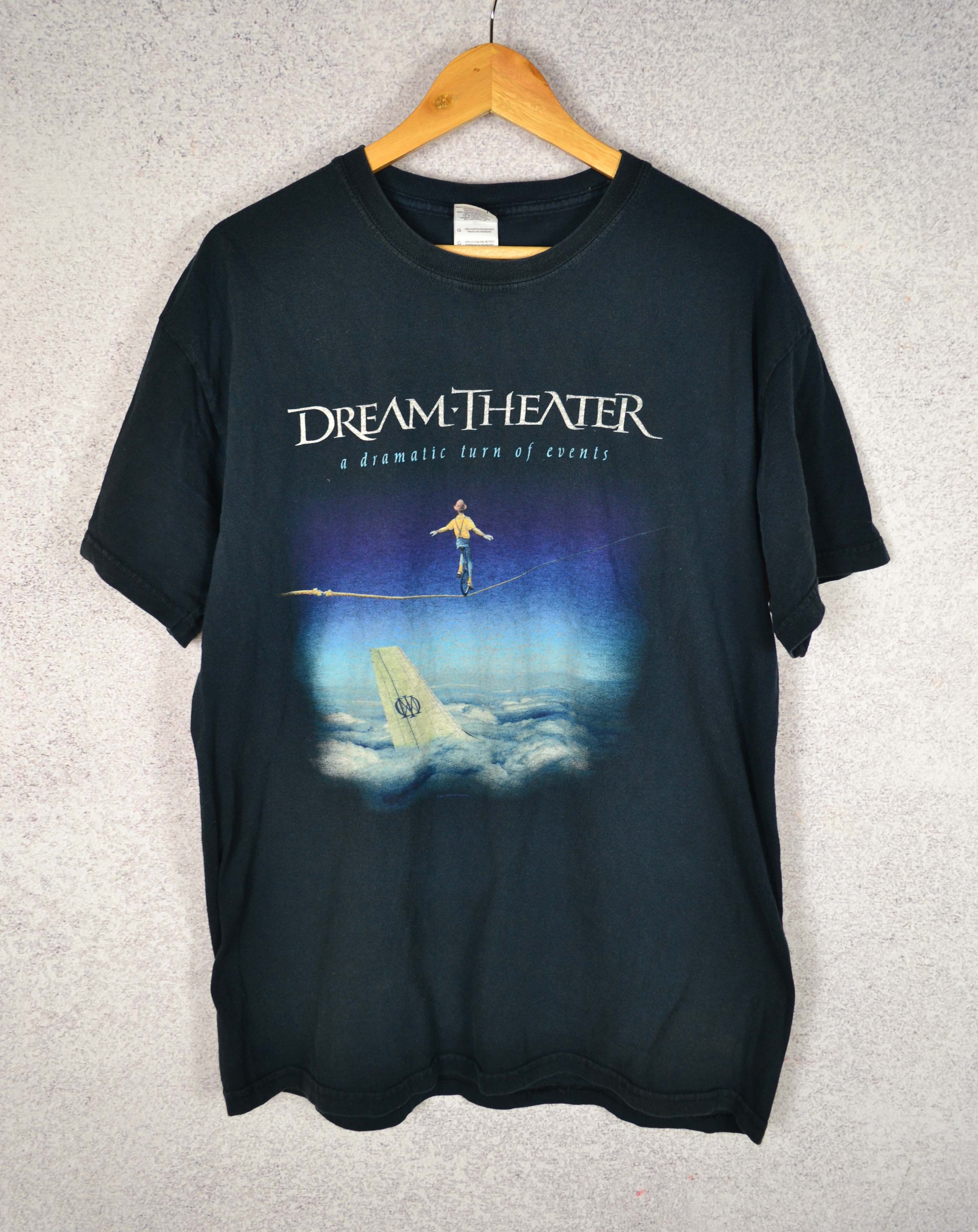 Band Tees × Vintage Dream Theater A Dramatic Turn of Events Tour Band Tee 2011 Size US L / EU 52-54 / 3 - 1 Thumbnail