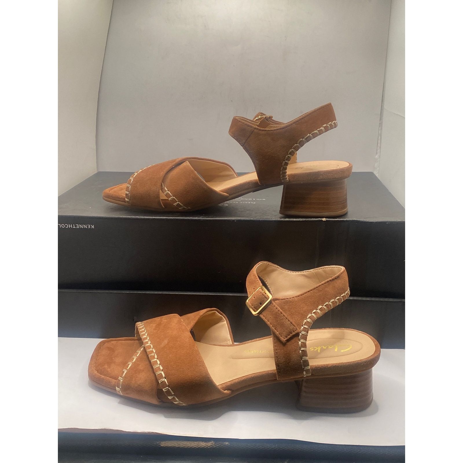 Clarks Clarks Signature Serina35 Cross Suede Sandals Size 7.5 Size US 7.5 / IT 37.5 - 3 Thumbnail