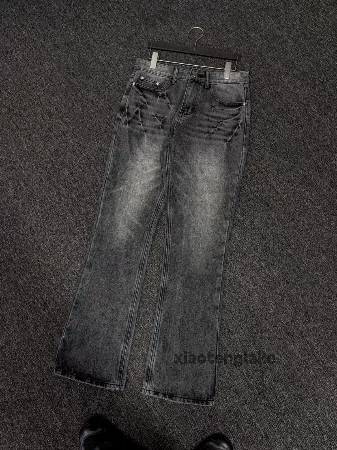 Jean xtl vintage faded distressed loose hiphop y2k jeans Size US 30 / EU 46 - 4 Thumbnail
