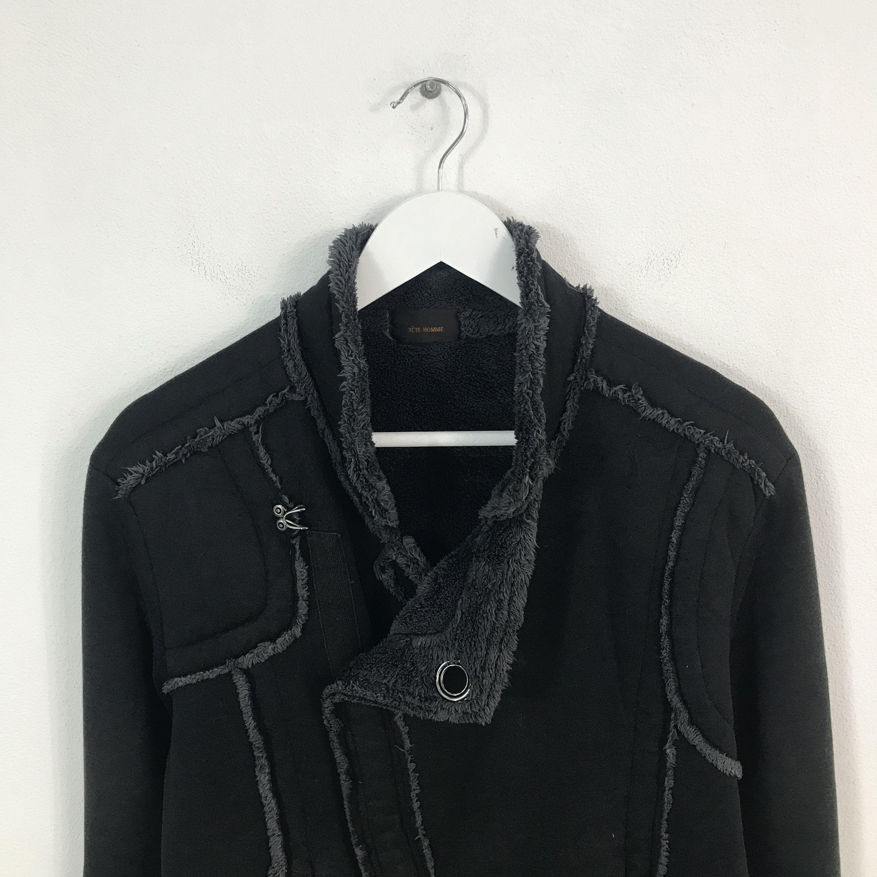 Designer × Japanese Brand × Tete Homme Rare Tete Homme Velvet Punk Style Jacket Size US S / EU 44-46 / 1 - 2 Thumbnail