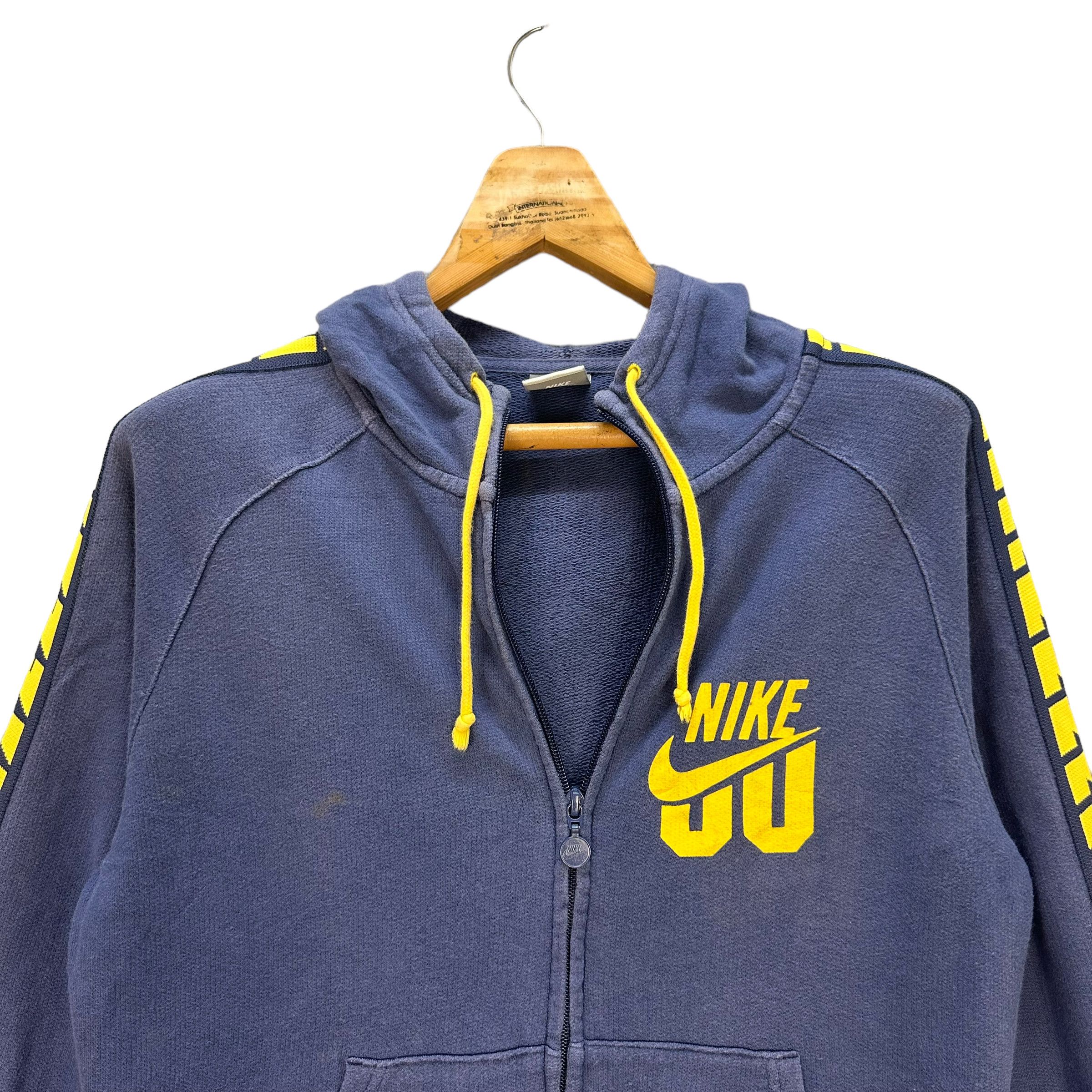 Nike NIKE YELLOW LINE LOGO ZIPPER HOODIES #8581-015 Size US M / EU 48-50 / 2 - 2 Thumbnail