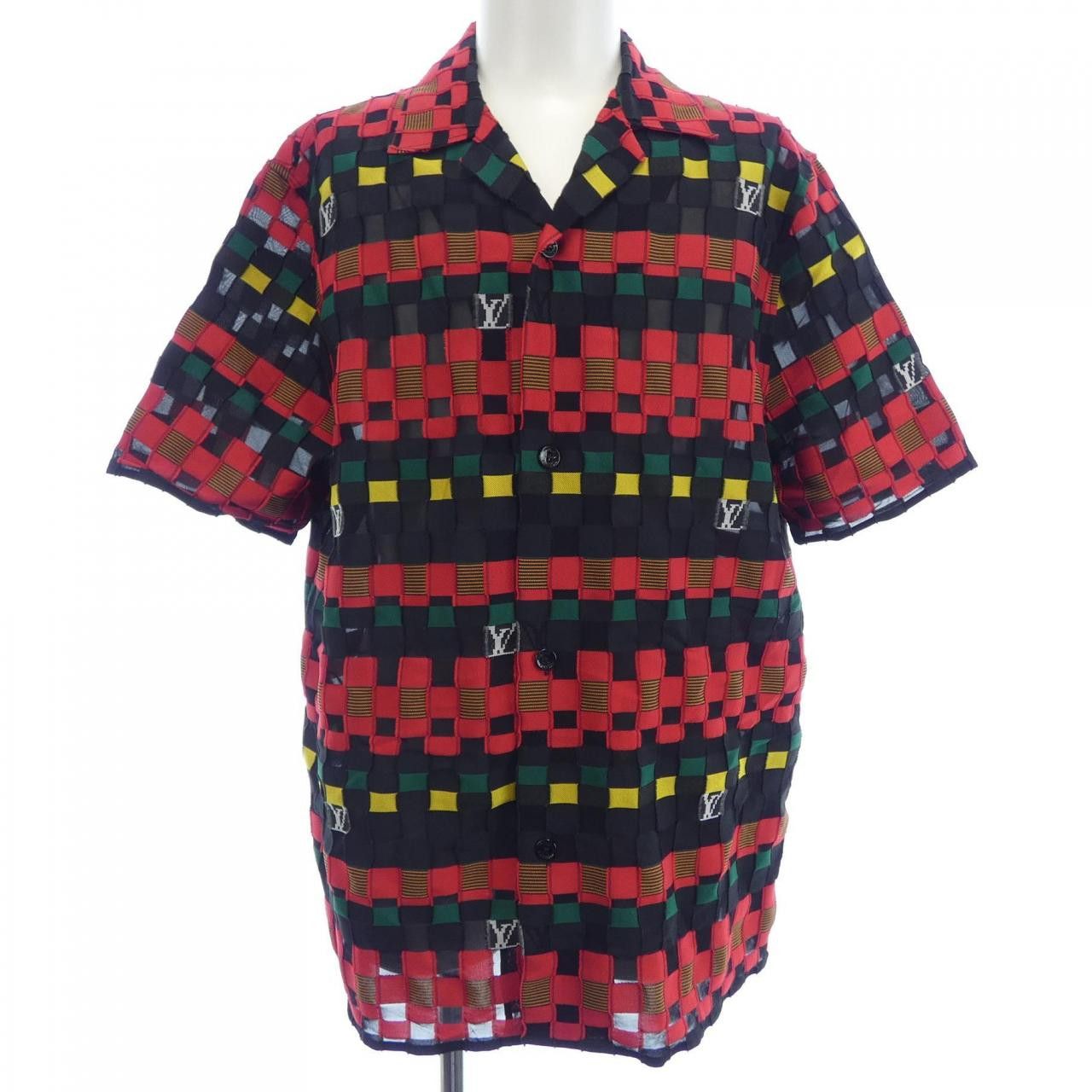 Louis Vuitton Louis Vuitton Louis Vuitton Hawaiian Shirt Short Sleeve Shirt Textile Tops HMS87WJ87 DUTY FREE for USA Size ONE SIZE - 1 Thumbnail