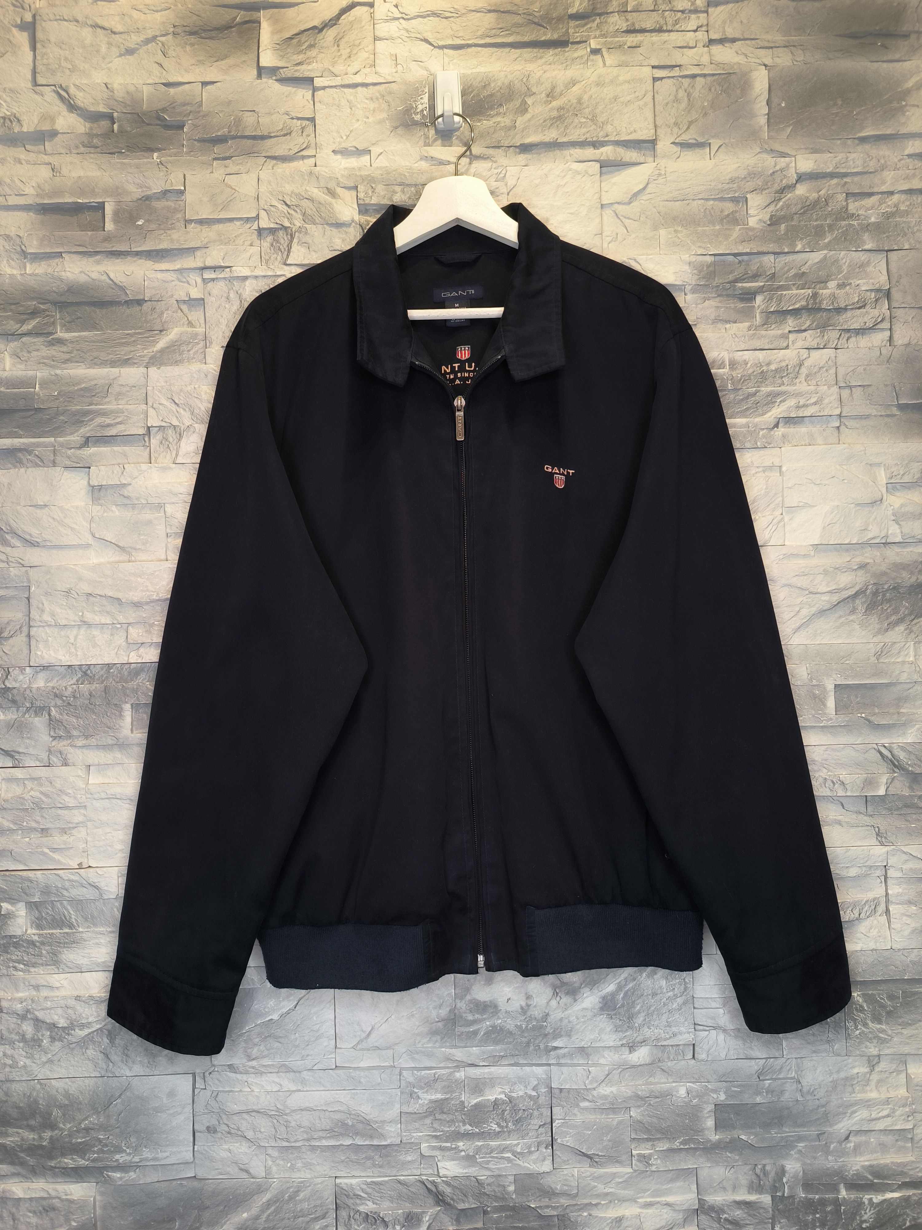 Gant Vintage Gang USA Navy Bomber Jacket Size US M / EU 48-50 / 2 - 1 Thumbnail