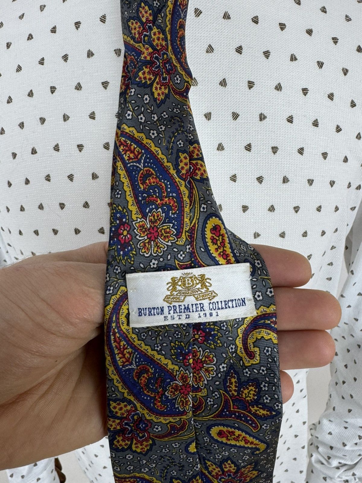 Burton Burton Premier Vintage Collection silk ties Old money Size ONE SIZE - 5 Thumbnail