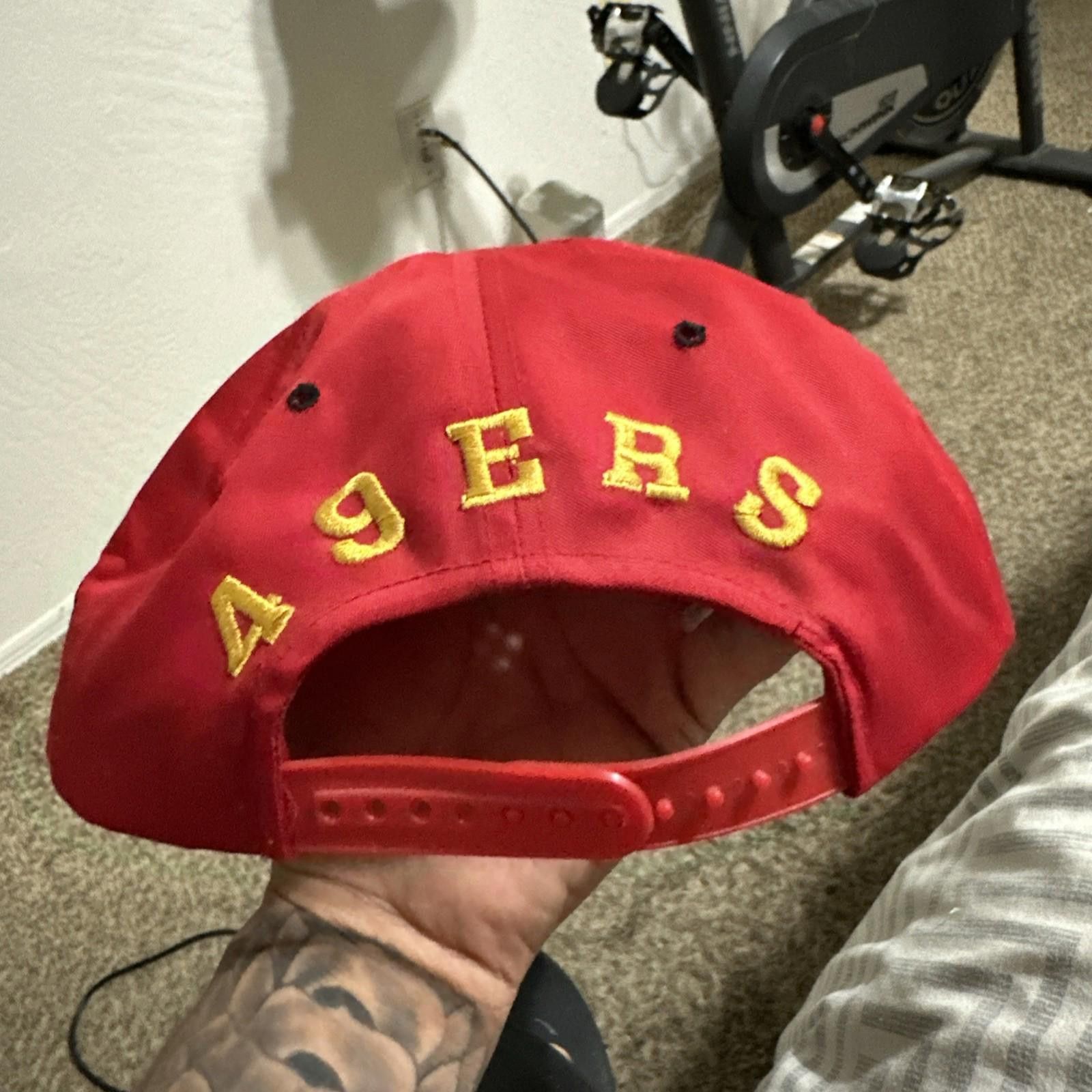 Anime Vintage Snapback San Francisco Forty Niners NFL 90's Cap Size ONE SIZE - 5 Thumbnail
