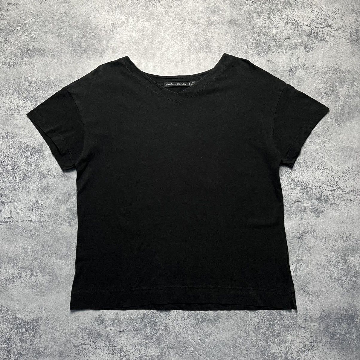 Gudrun Sjoden Gudrun Sjoden Basic Black Tee Luxury Designer Streetwear Y2K Size S / US 4 / IT 40 - 1 Thumbnail