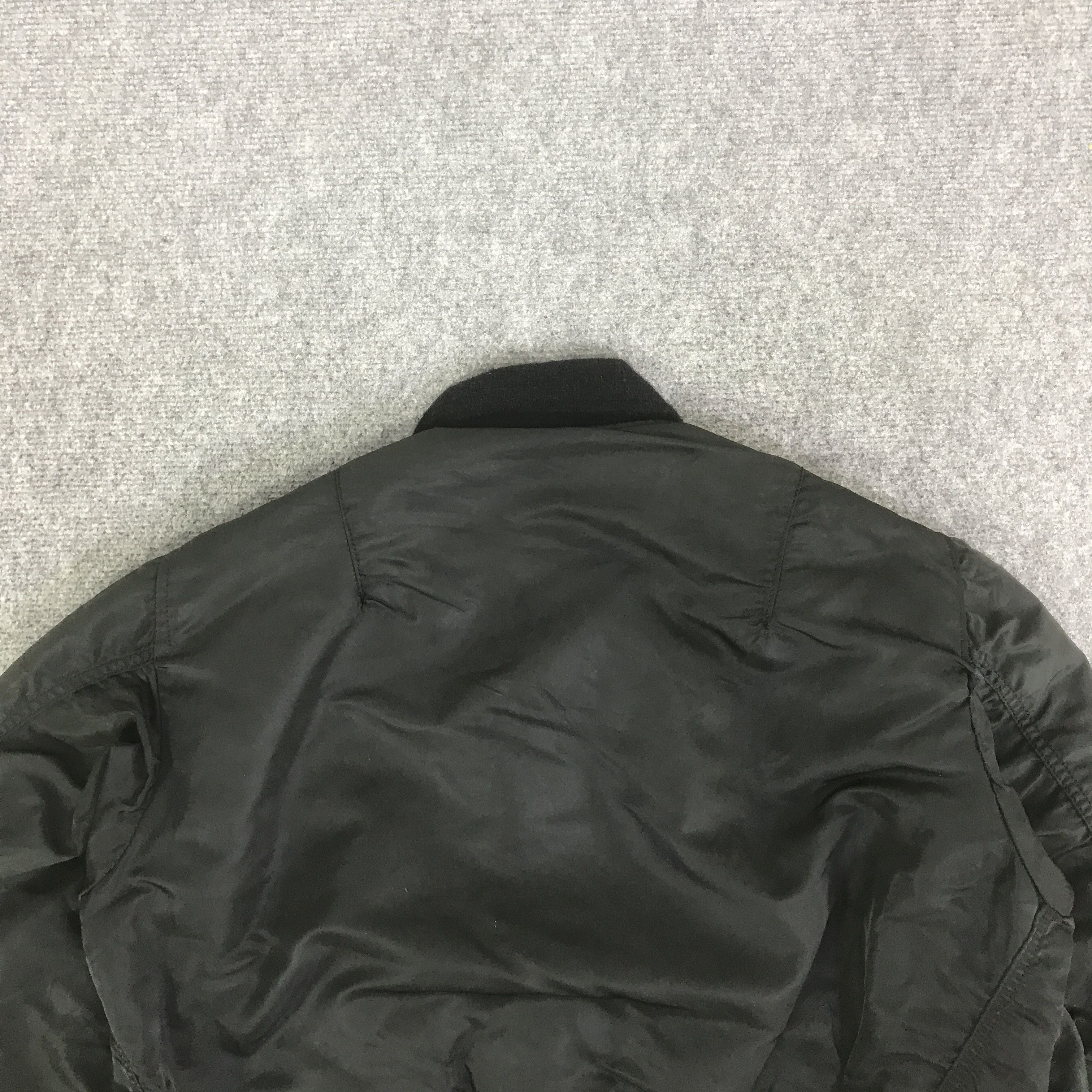 Alpha Industries VTG ALPHA INDUSTRIES BLACK BOMBERS JACKET K131B4 Size US L / EU 52-54 / 3 - 4 Thumbnail