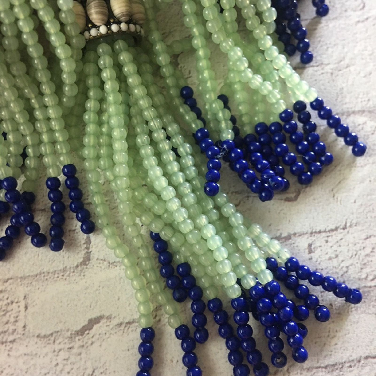 Other Vintage BaubleBar Tassel Seed Bead Statement Necklace Size ONE SIZE - 7 Thumbnail
