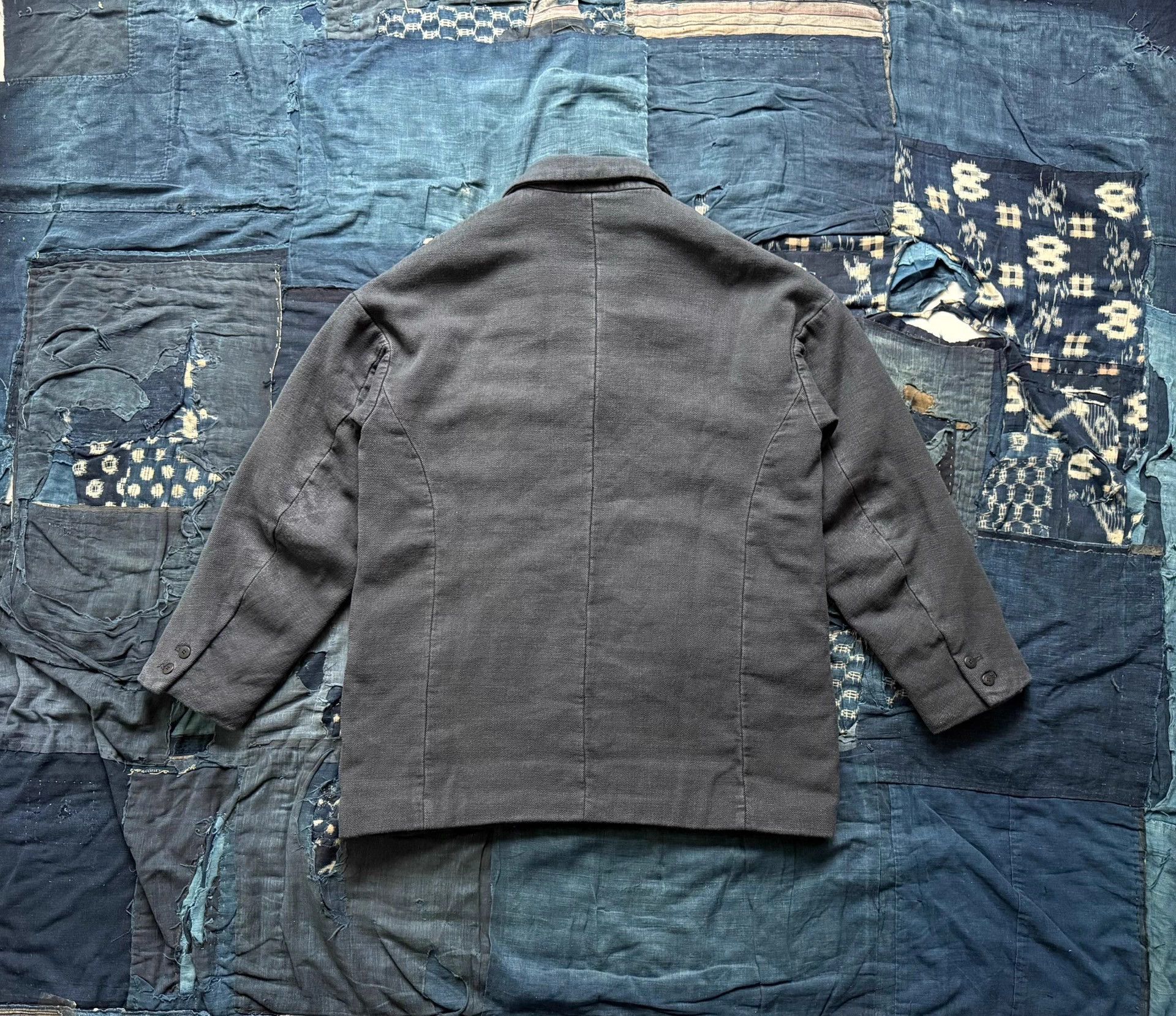Visvim VISVIM 25AW ICT GALEN WOOL DMGD NAVY 2 wool-linen blazer Size US M / EU 48-50 / 2 - 3 Thumbnail