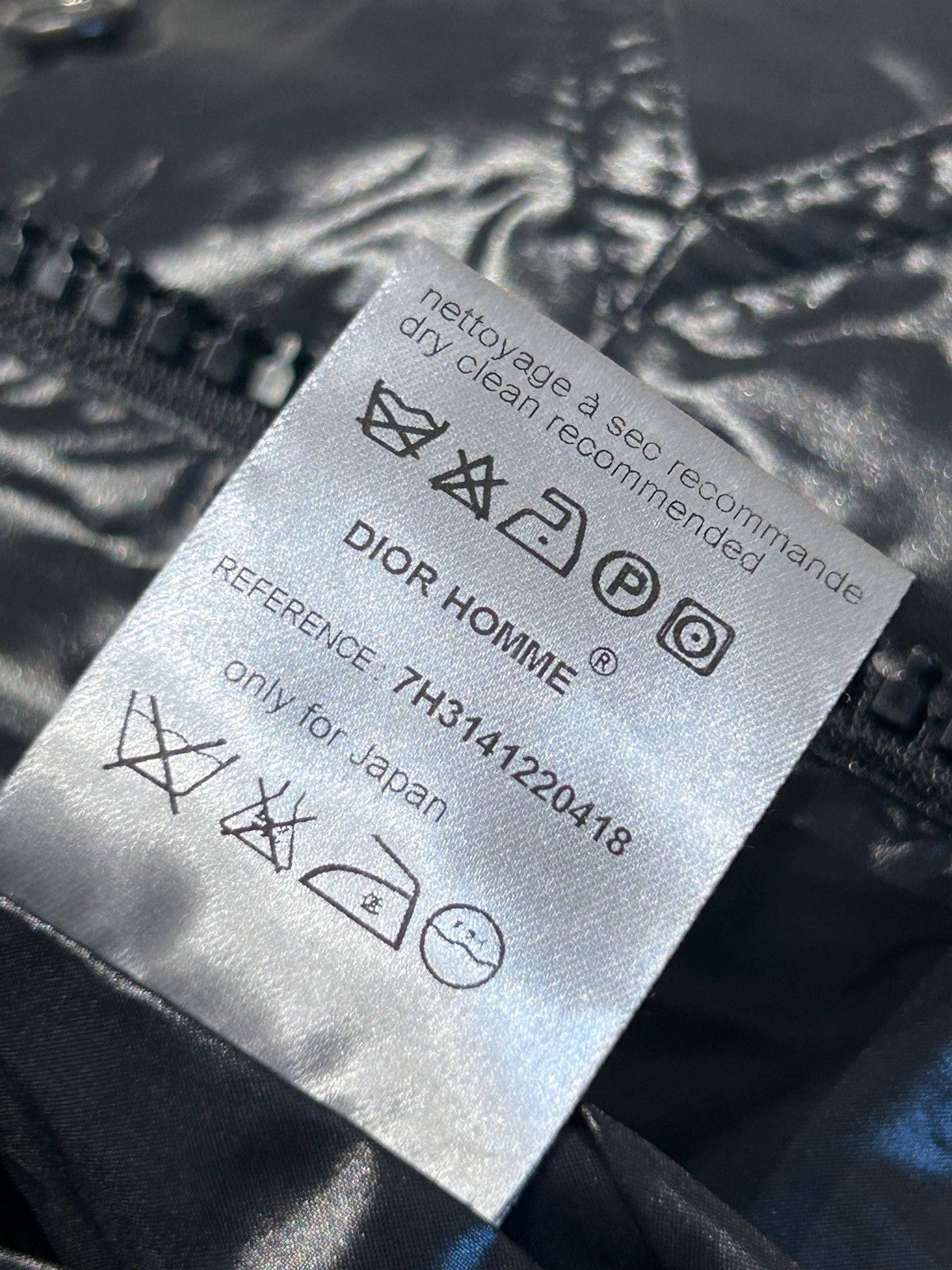 Dior DIOR Homme SLIMANE Black Down Aviator Jacket Collectors 2007 Size US L / EU 52-54 / 3 - 12 Thumbnail