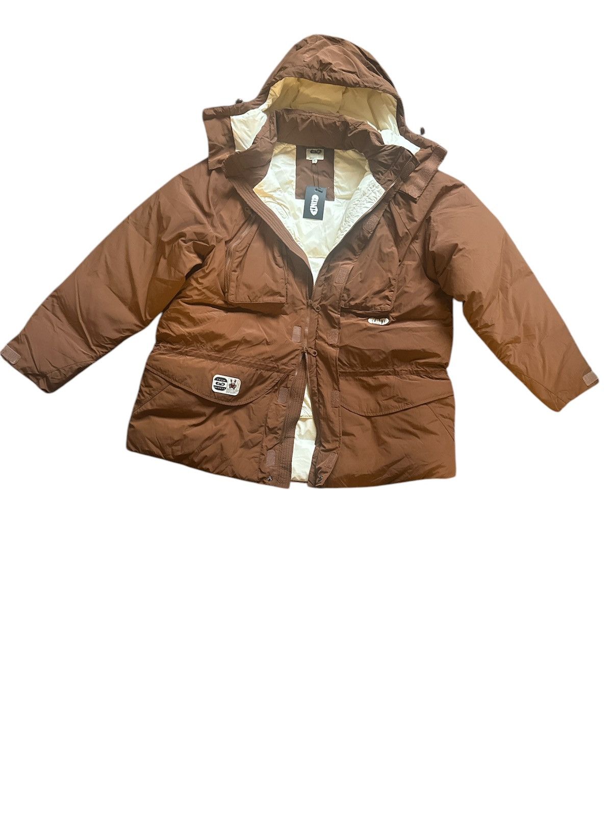 Clints Clint’s inc Brown Puffer Jacket Size US XL / EU 56 / 4 - 1 Thumbnail