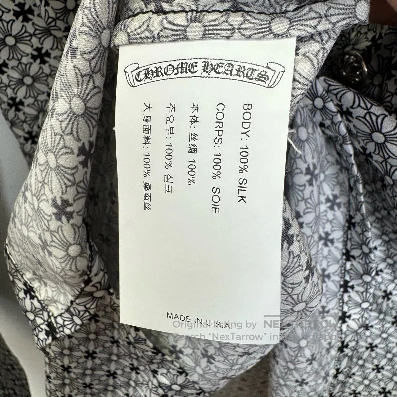 Chrome Hearts ChromeHearts Silk Cross Print Shirt. Size US M / EU 48-50 / 2 - 3 Thumbnail