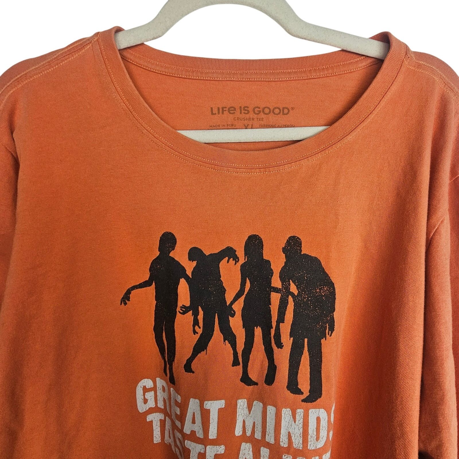 Life is Good Life Is Good Womens Crusher Tee Zombie T-Shirt Size XL Funny Size XL / US 12-14 / IT 48-50 - 2 Thumbnail