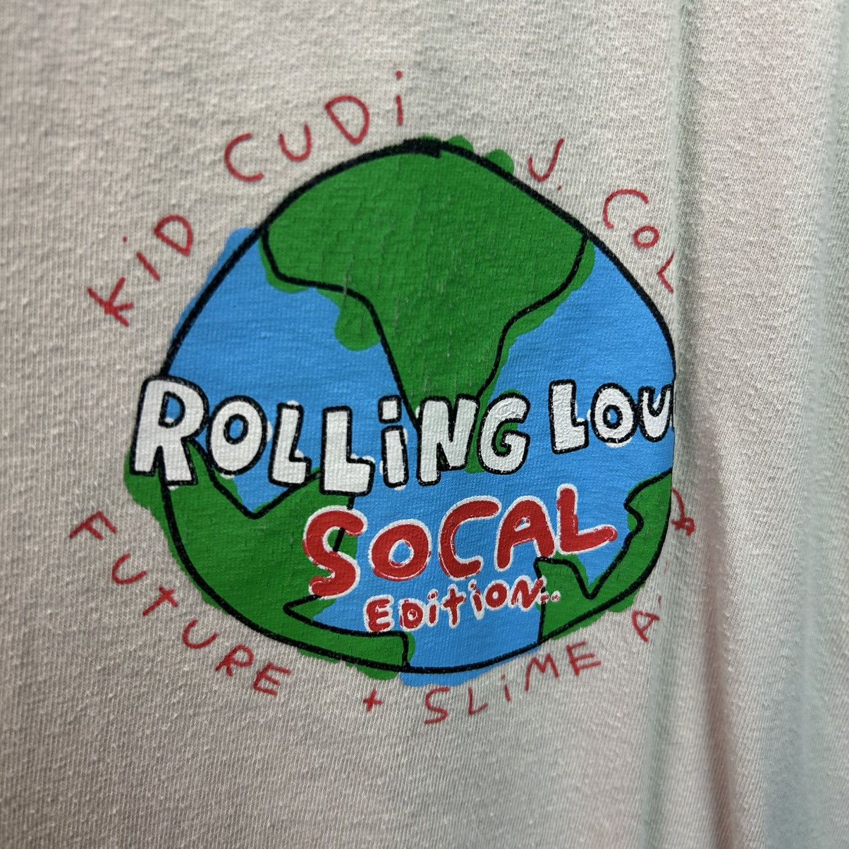 Other Designer Kid Cudi Rolling Loud merch big logo tee size L Size US L / EU 52-54 / 3 - 8 Thumbnail