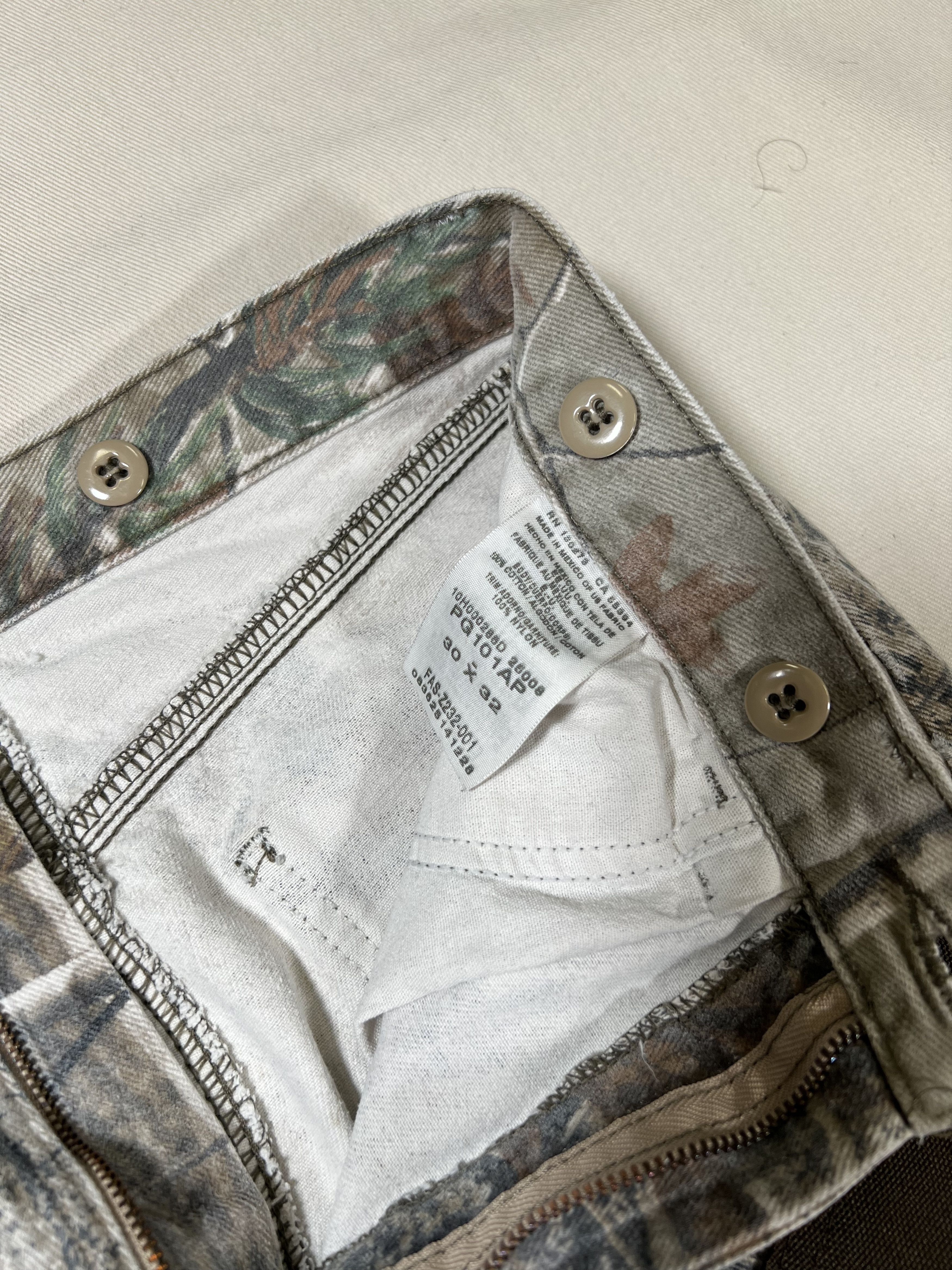 Realtree × Wrangler VTG 2000's Wrangler Realtree Camo Double Knee Pants Size US 30 / EU 46 - 6 Thumbnail