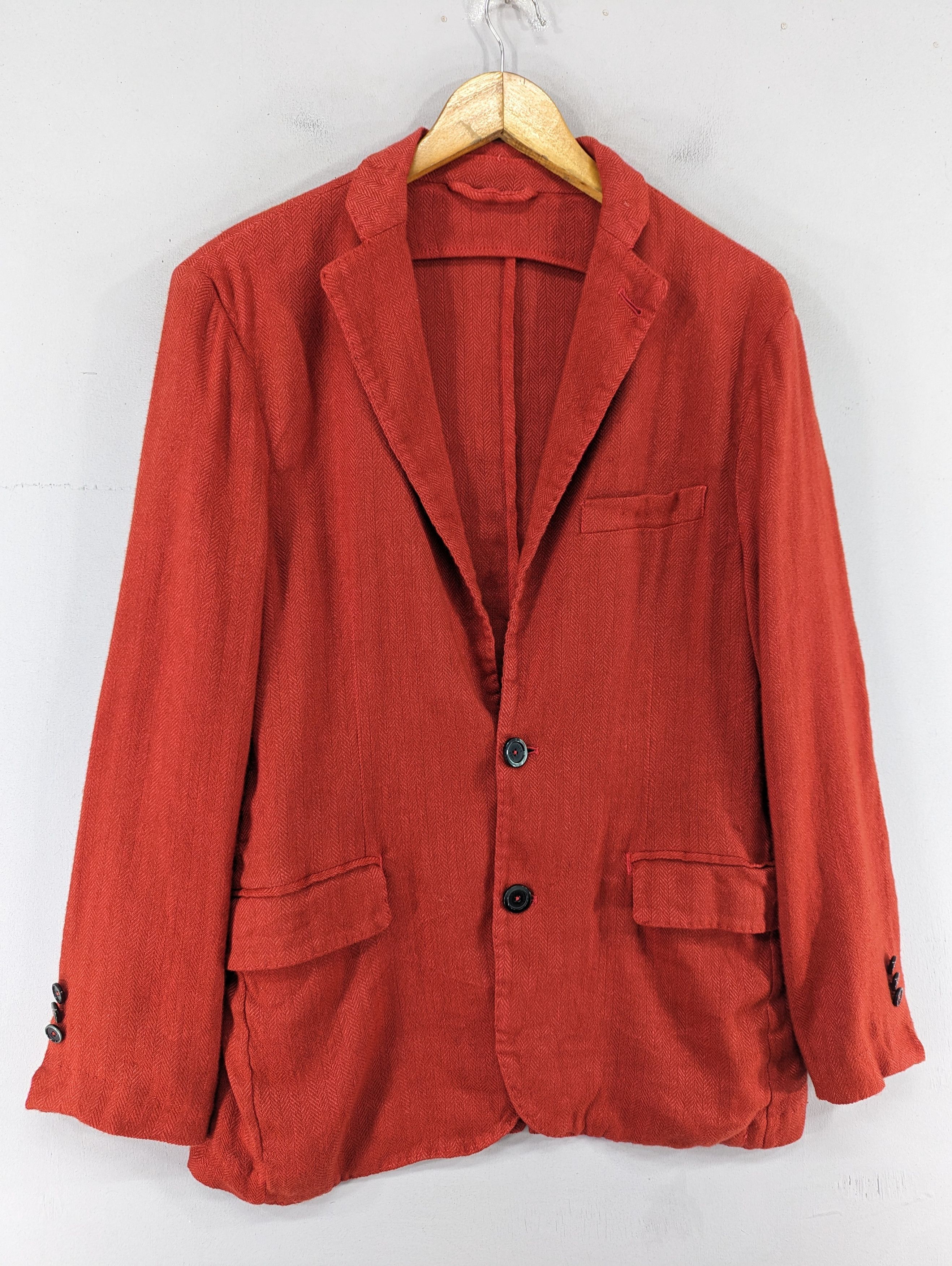 120% Lino 120% Slim Fit Wool Blazer Style Jacket Size US M / EU 48-50 / 2 - 3 Thumbnail