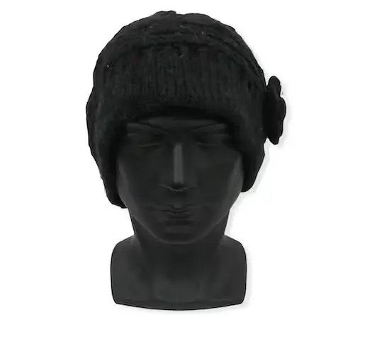 Japanese Brand × Vintage Chubby Pucks Plain Beanie Hat Size ONE SIZE - 2 Thumbnail