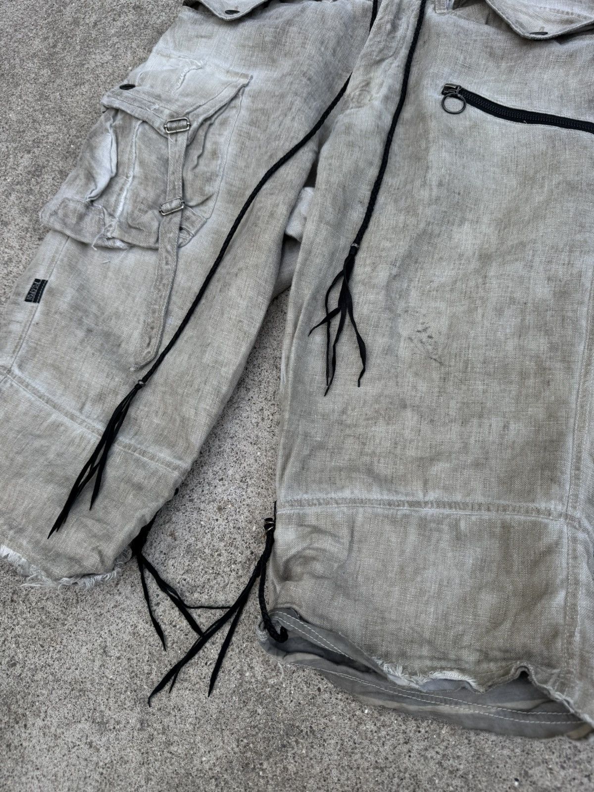 KMRii Kmrii Goat Linen Cargo Shorts Size US 31 - 7 Thumbnail