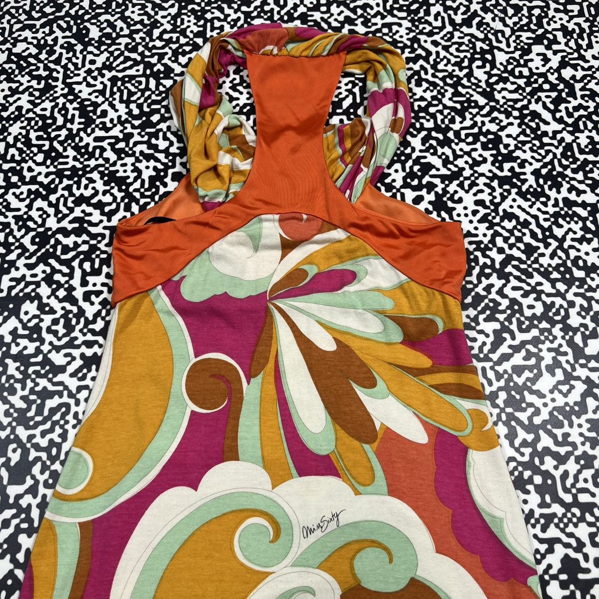 Miss Sixty Vintage Y2K Miss Sixty Floral Abstract Print Viscose Dress Size S / US 4 / IT 40 - 13 Thumbnail