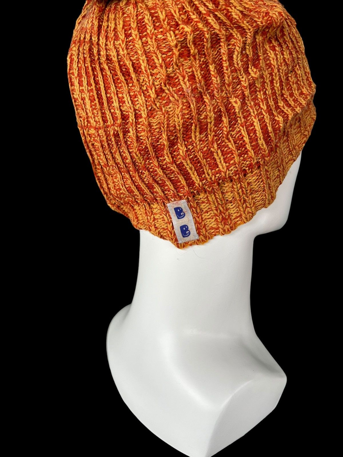 Japanese Brand × Kapital × Vintage Orange Japanese Brand knitt Beanie Hats🎌 Size ONE SIZE - 4 Thumbnail