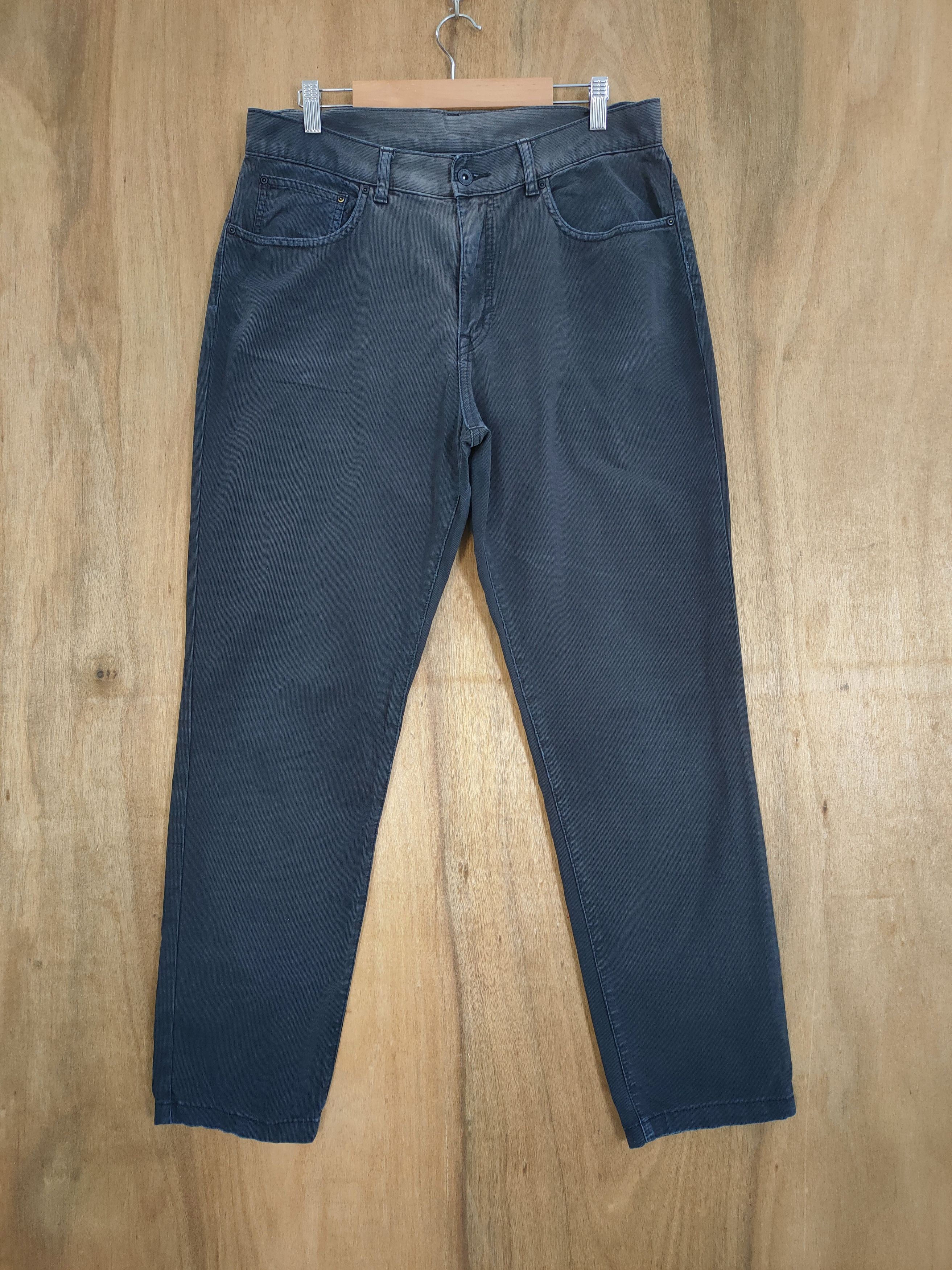 Global Work × Vintage GLOBAL WORK BLACK TROUSERS CHINO PANTS Size US 34 / EU 50 - 1 Thumbnail