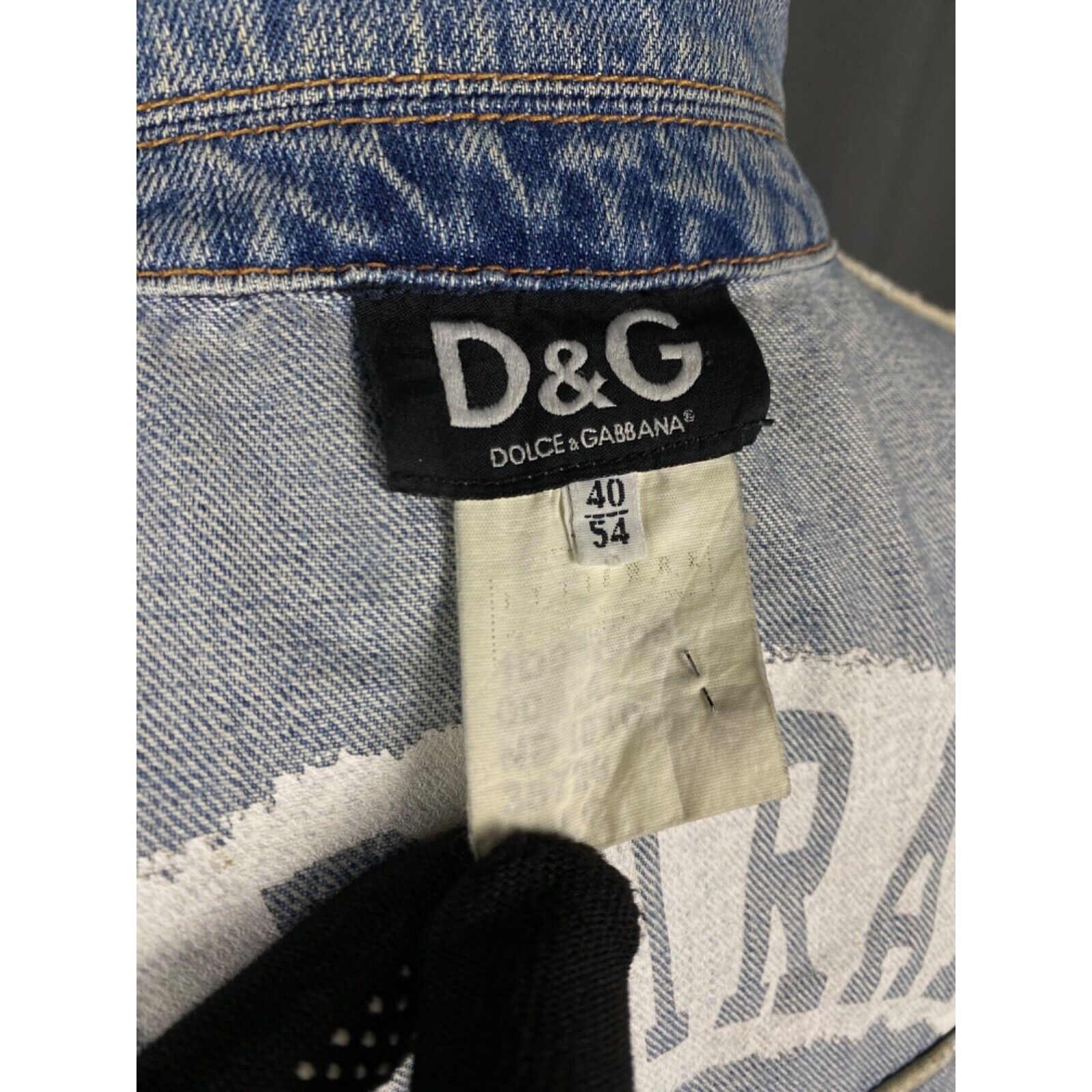 Dolce & Gabbana RARE! Dolce&Gabbana Vintage Men's Blue Denim Vest Size 40/54 Size US L / EU 52-54 / 3 - 10 Thumbnail
