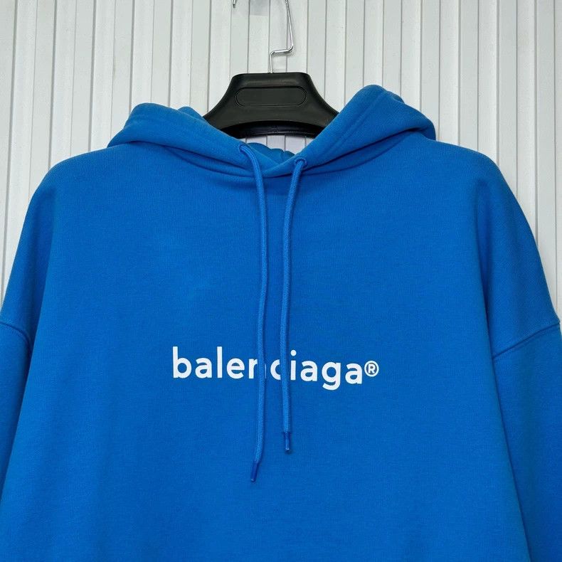 Balenciaga Balenciaga Klein blue mailbox hoodie Size US M / EU 48-50 / 2 - 3 Thumbnail
