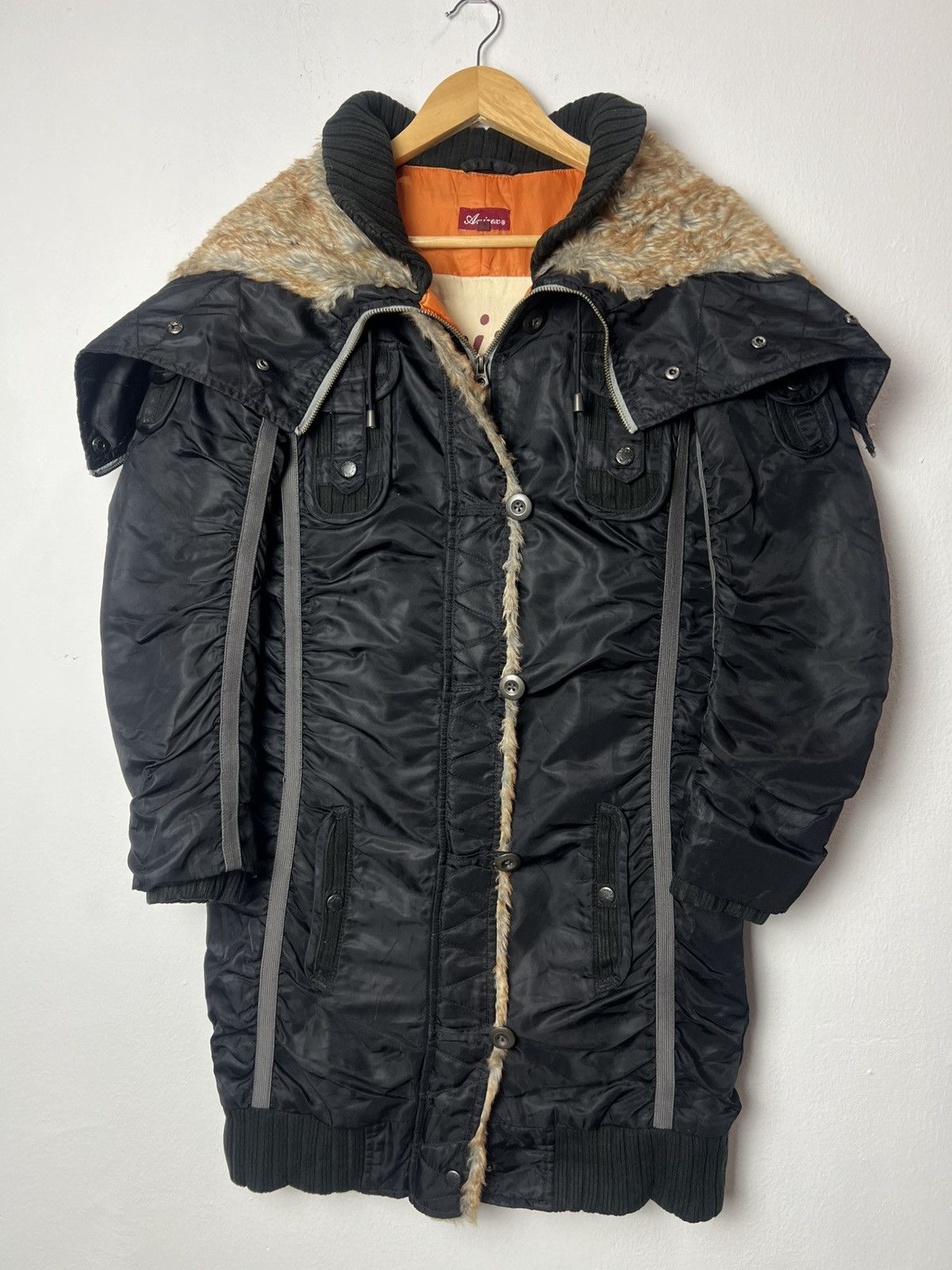 Avirex Vintage Avirex Black Military N-3B Flight Fur Jacke Size US S / EU 44-46 / 1 - 2 Thumbnail
