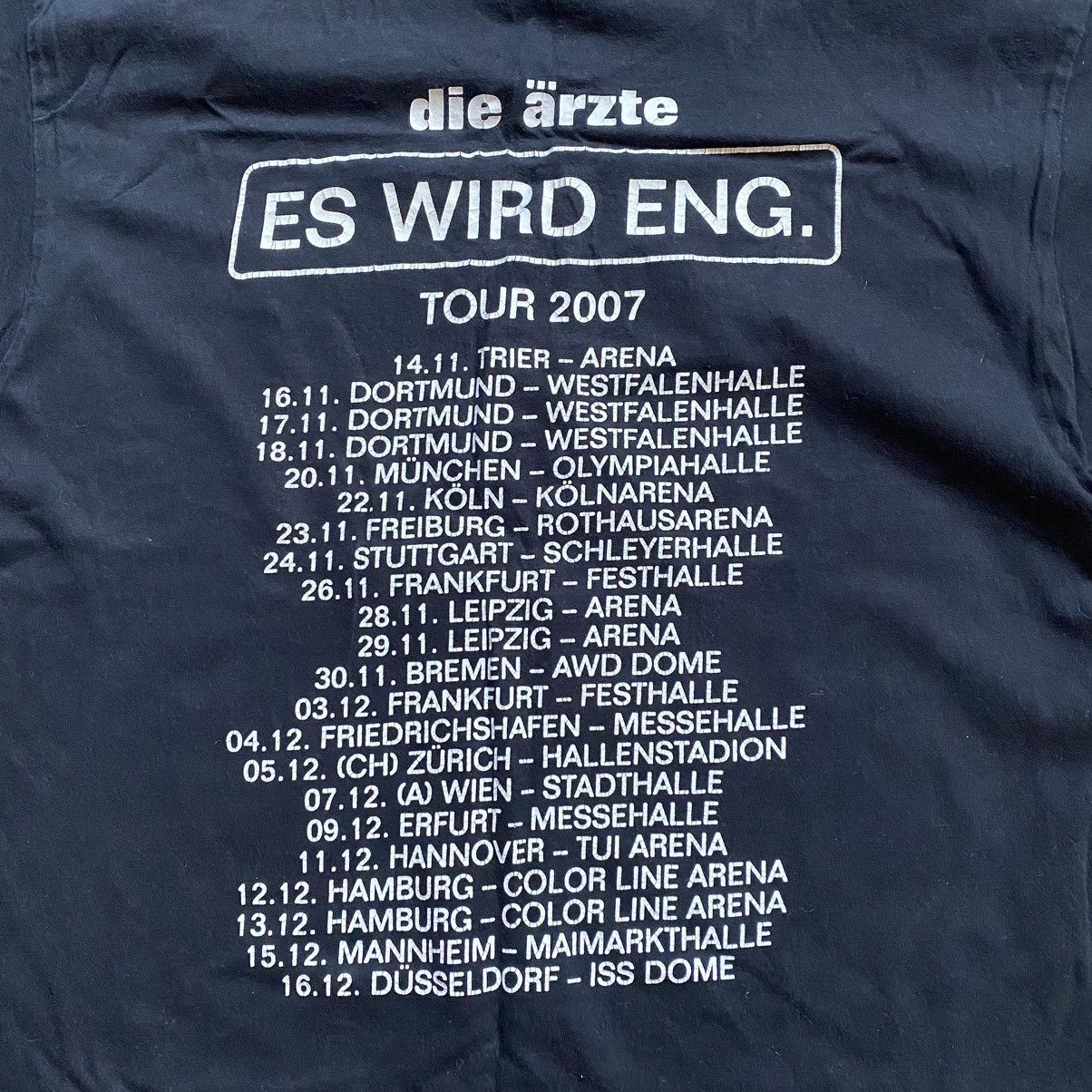 Band Tees VINTAGE DIR ARZTE ES WIRD ENG. TOUR TEE Size US M / EU 48-50 / 2 - 4 Thumbnail