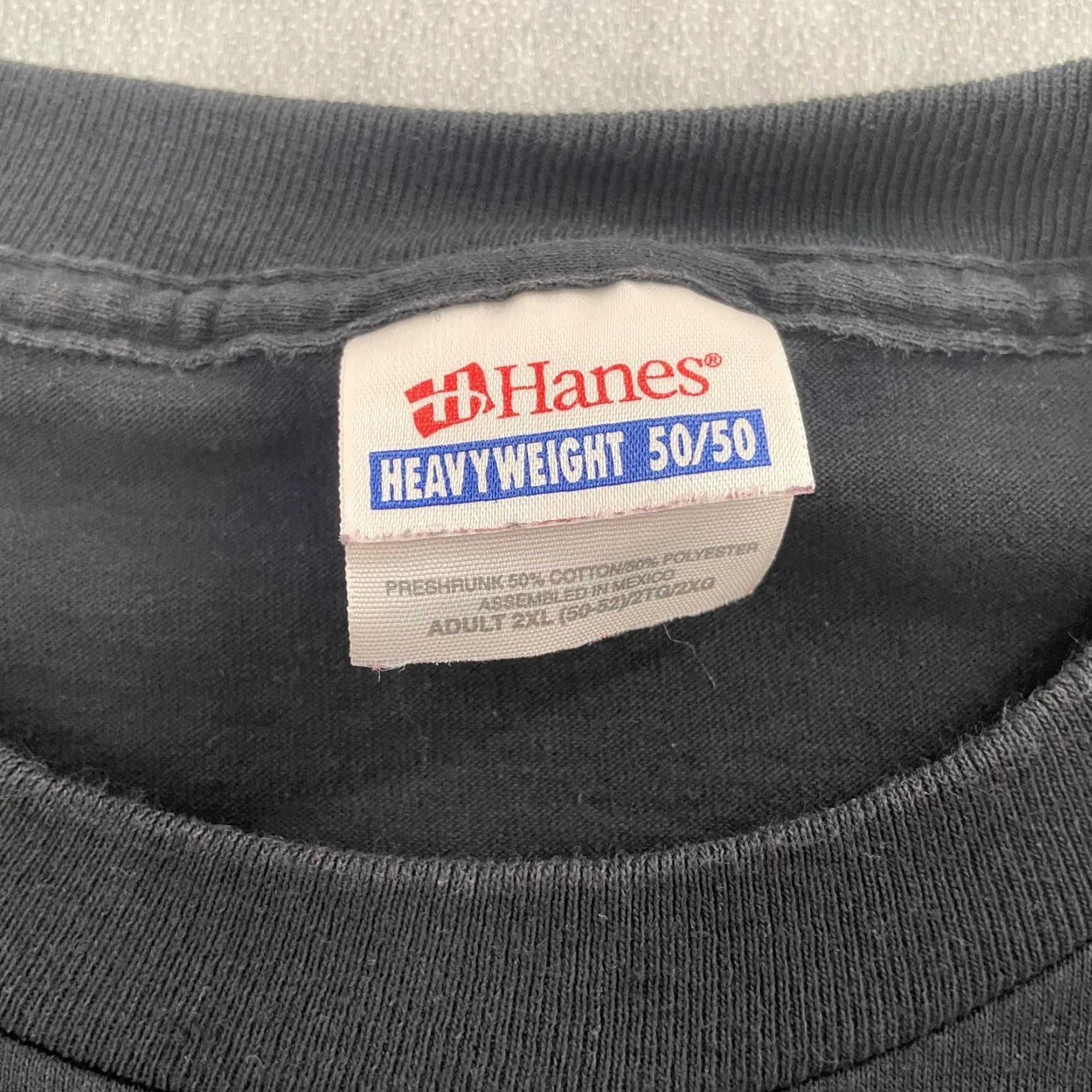 Hanes Motions Shirt Adult 2XL Black African American Club Bar Lounge Nightclub Men Y2K Hanes Graphic Tee Short Sleeve Crew Neck Vintage Size US XXL / EU 58 / 5 - 6 Thumbnail