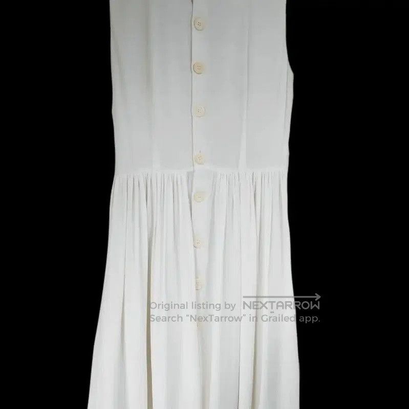 Miu Miu Miu Miu Summer White Silk Embroidered Dress . Size M / US 6-8 / IT 42-44 - 3 Thumbnail