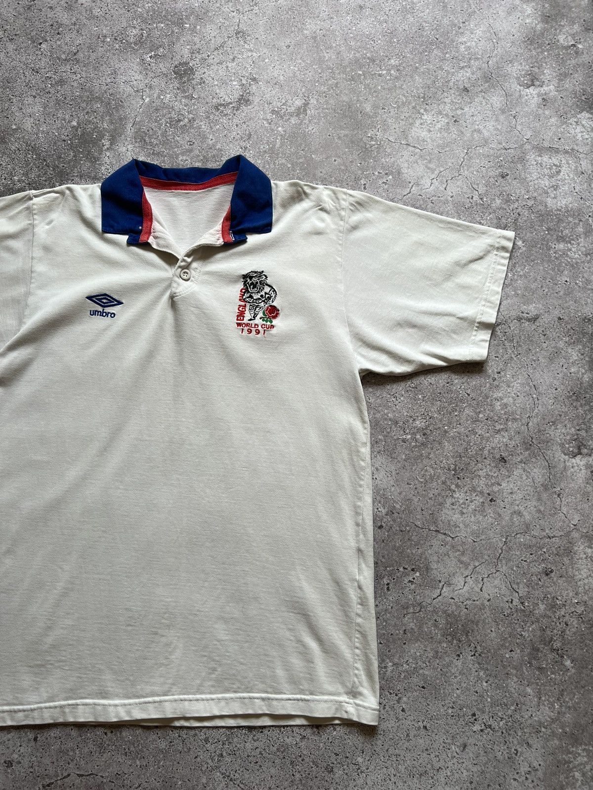 Umbro × Vintage Vintage Umbro England Rugby 1991 World Cup T-shirt Size US M / EU 48-50 / 2 - 6 Thumbnail
