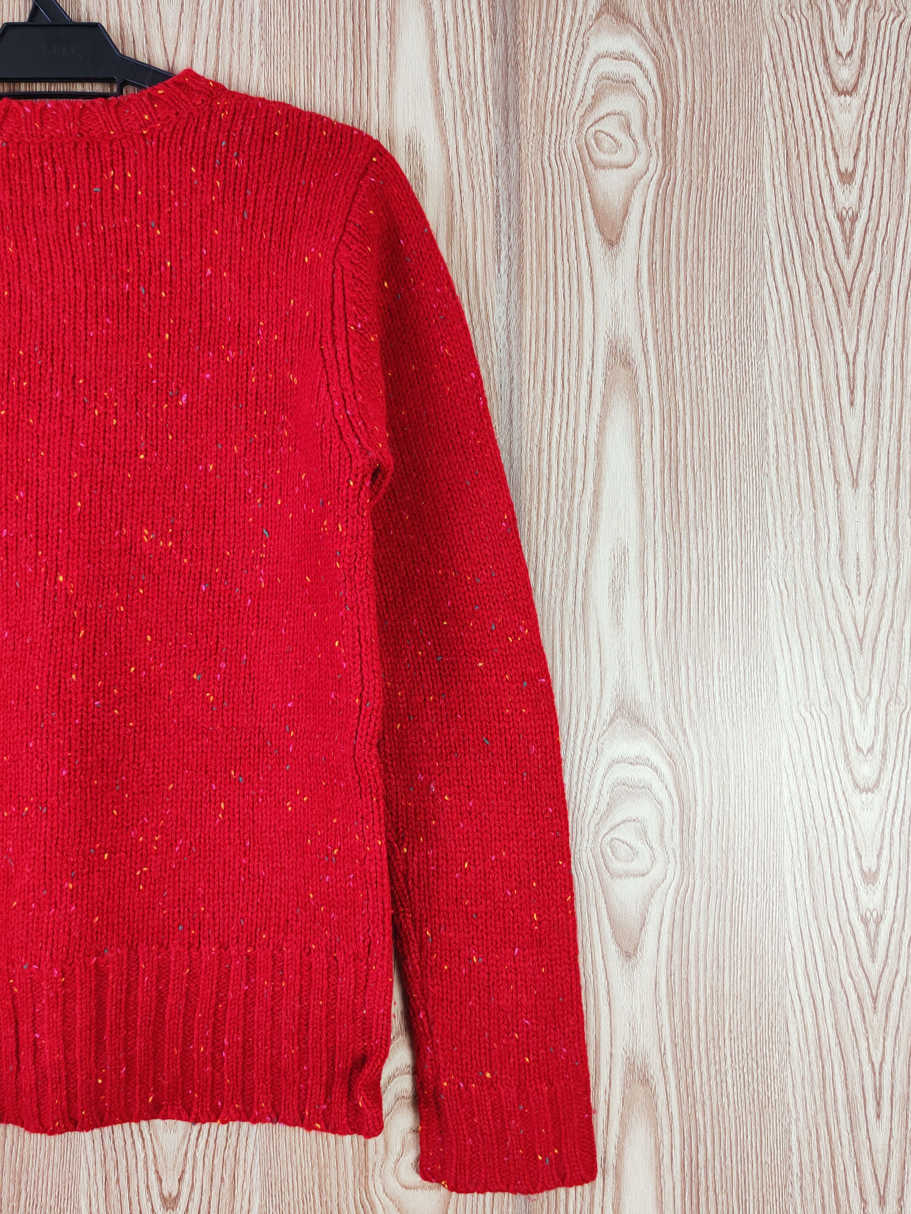 Homespun Knitwear × Japanese Brand Formengirl Co. Red Knitwear Cardigan #W561 Size S / US 4 / IT 40 - 9 Thumbnail