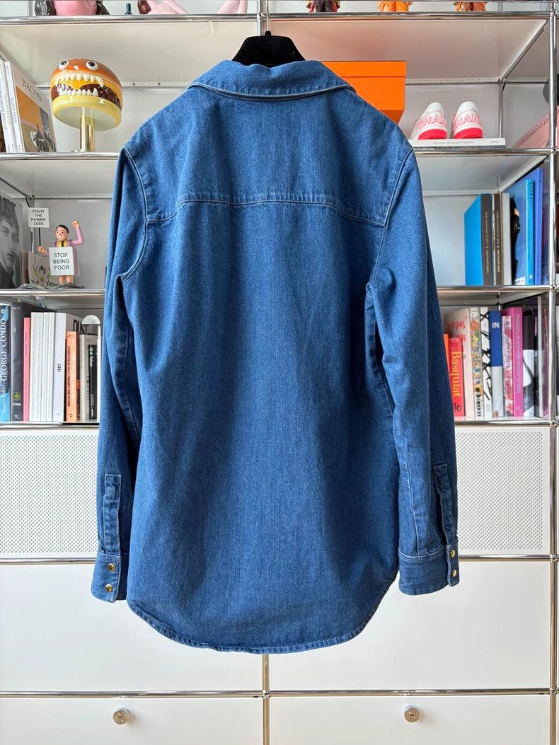 Gucci Gucci Classic horse buckle horsebit blue denim shirt Size US S / EU 44-46 / 1 - 3 Thumbnail