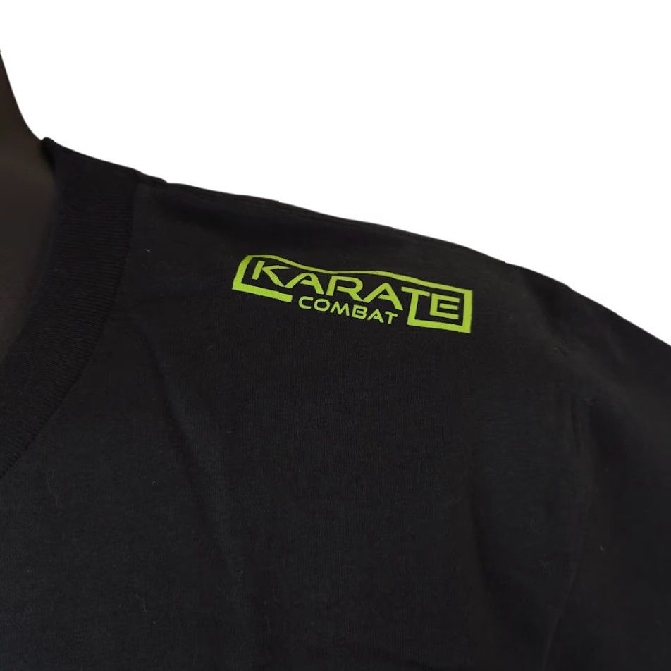 Vintage Karate Combat T Shirt Mens Size Medium Black MMA Fighting Shirt Short Sleeve Crew Neck Sports Militant Size US M / EU 48-50 / 2 - 5 Thumbnail