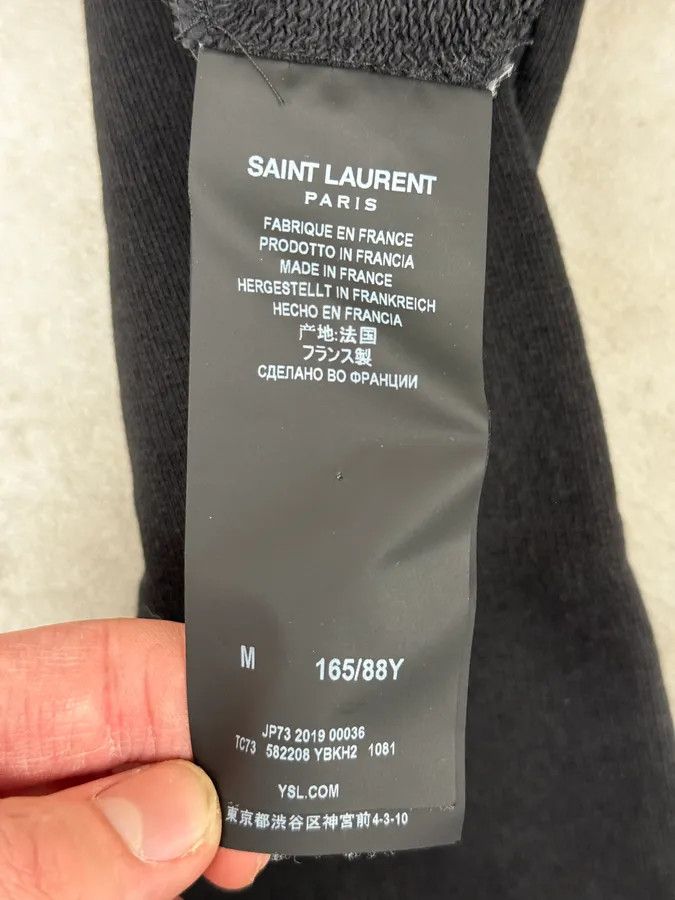 Saint Laurent Paris SS2020 Saint Laurent Black Palm Trees Crewneck Sweater Size US S / EU 44-46 / 1 - 9 Thumbnail
