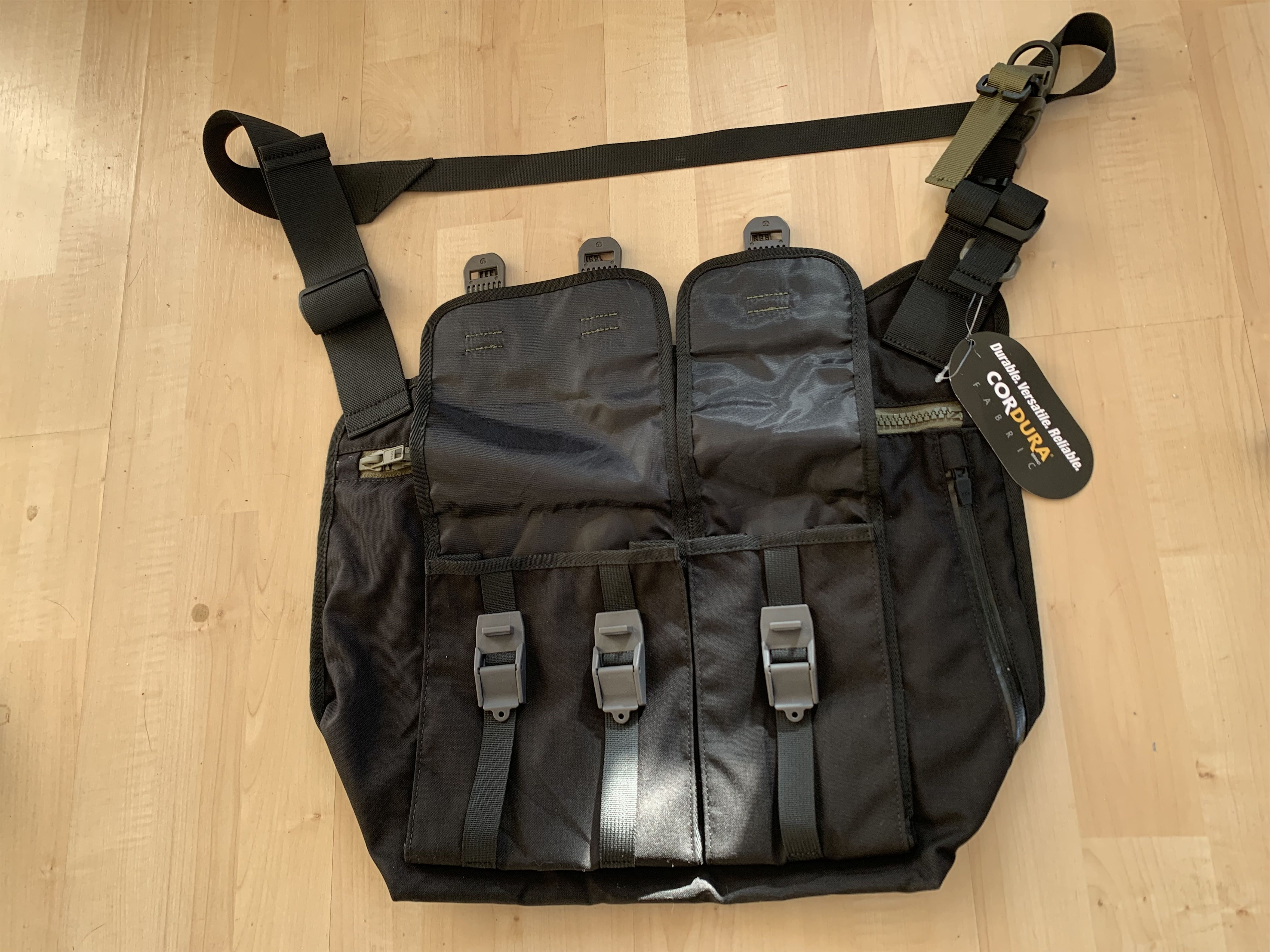 Other 500D Cordura 3A-1 Messenger Bag DIY Green Zip Size ONE SIZE - 2 Thumbnail