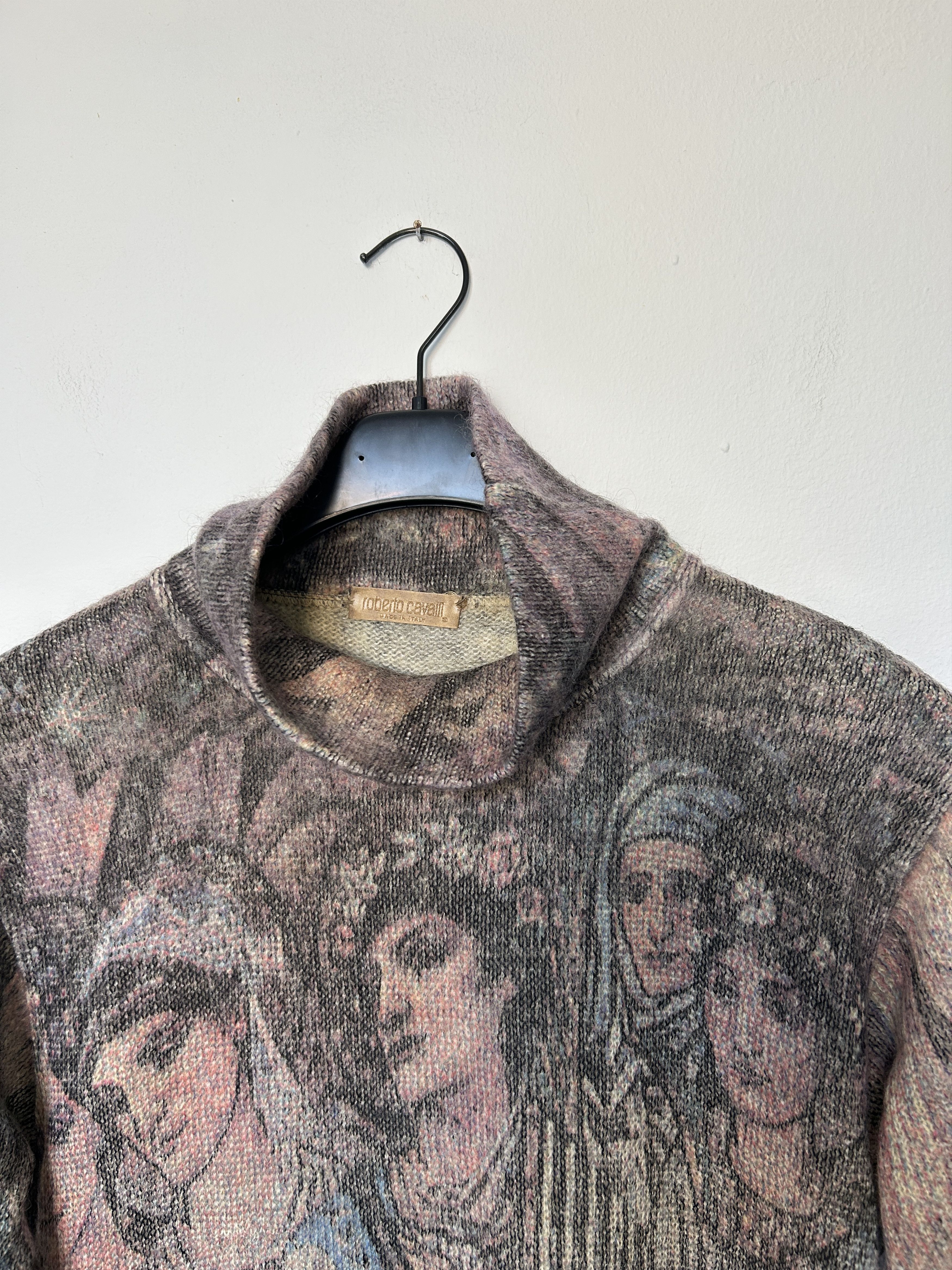 Roberto Cavalli Roberto Cavalli Mohair Iconic Archive Sweatshirt Rare Size US M / EU 48-50 / 2 - 6 Thumbnail