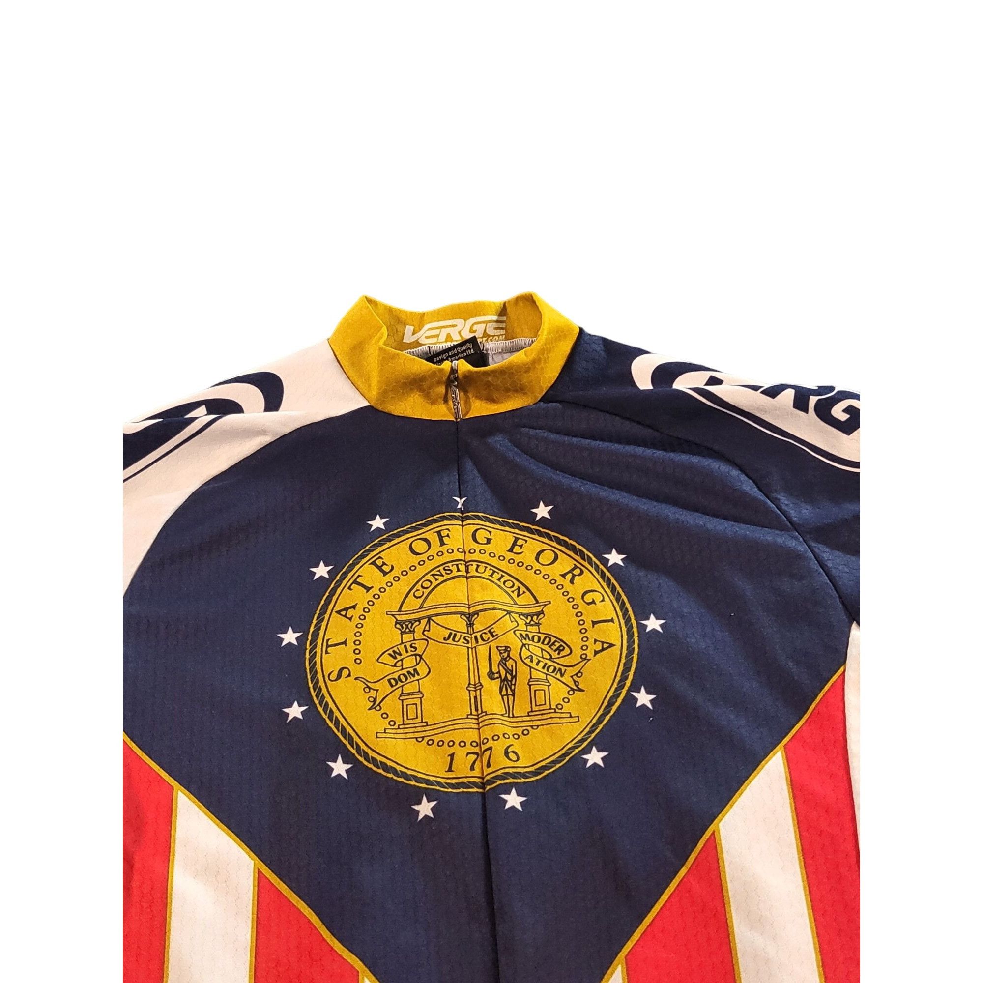 Other Verge Cycling Shirt Men Sz S State Of Georgia American Flag Size US S / EU 44-46 / 1 - 2 Thumbnail