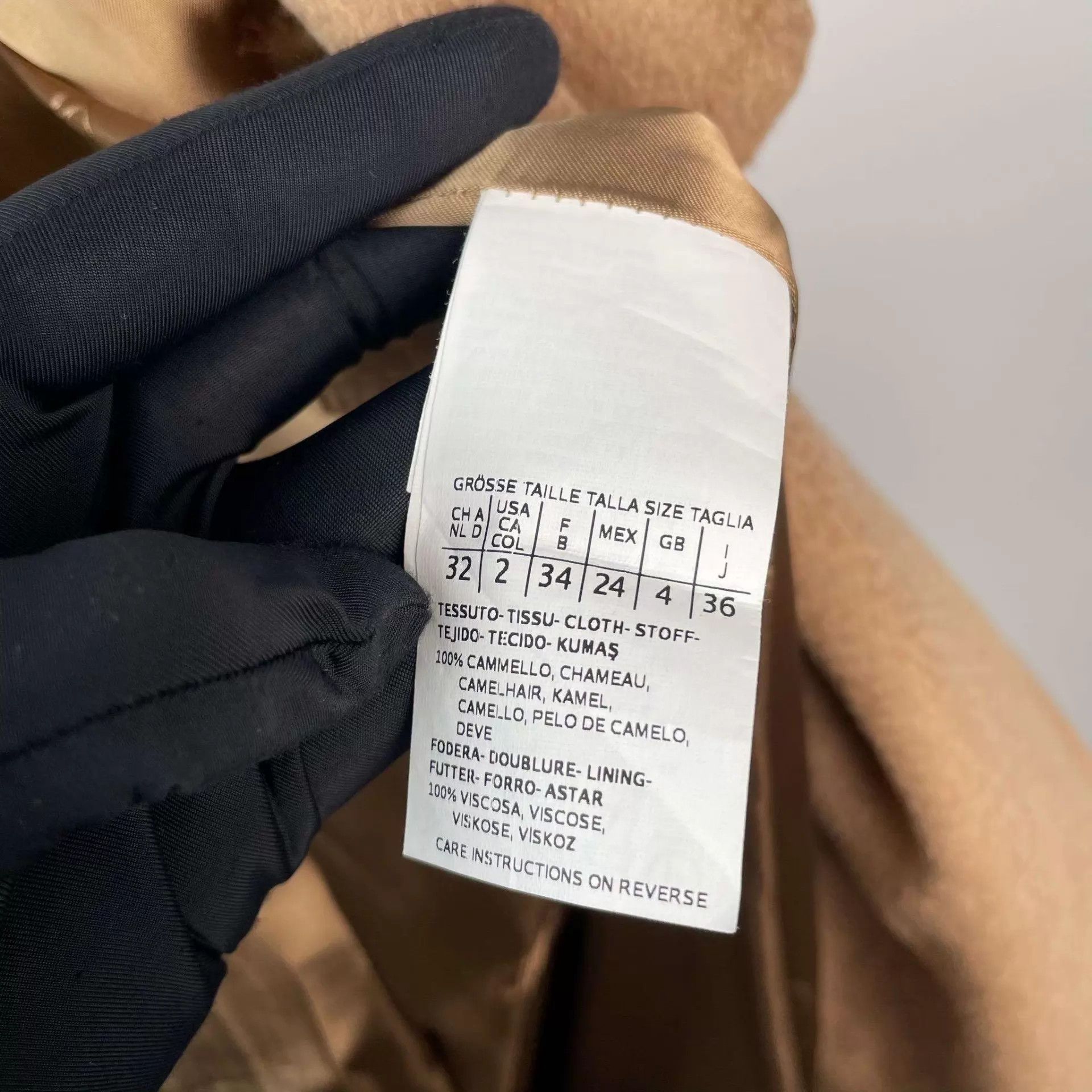Max Mara 95 New Maxmara Cashmere Coat Size 32 Size XS / US 0-2 / IT 36-38 - 6 Thumbnail
