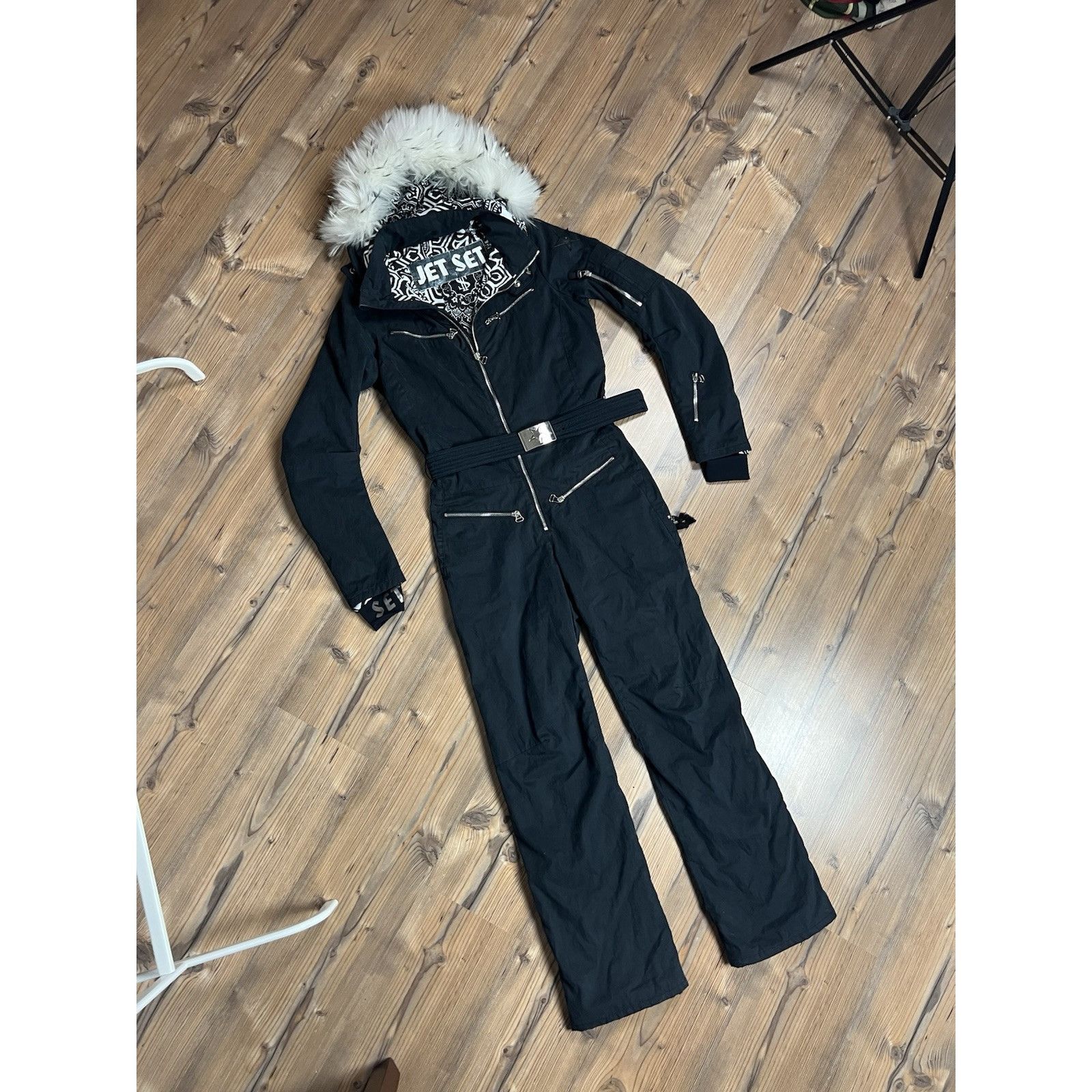 JET SET MINT! Jet Set Women`s Black Ski Overall Size 1 Size S / US 4 / IT 40 - 1 Thumbnail