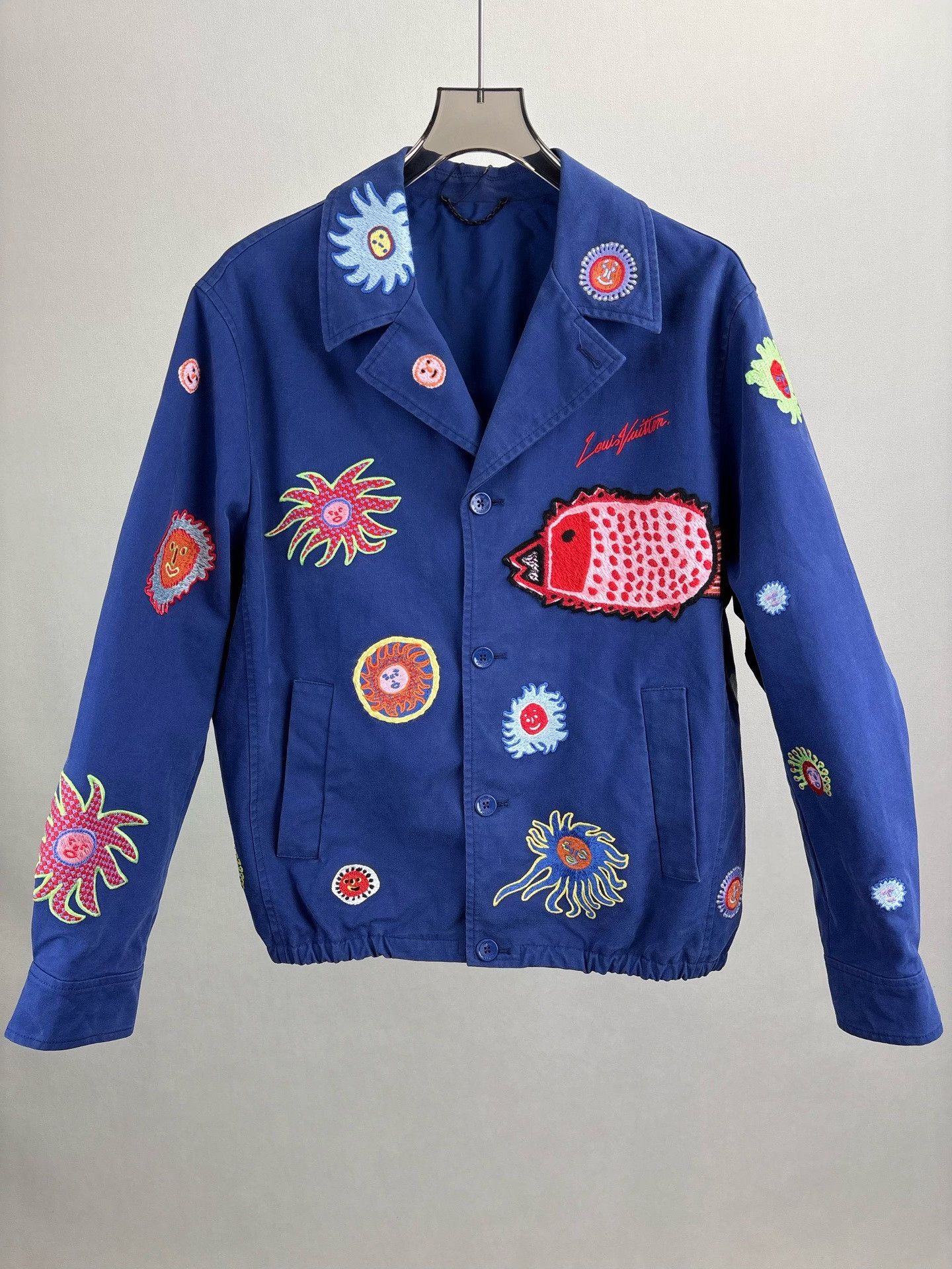 Louis Vuitton Louis Vuitton x Kusama Blue Denim Jacket Size US M / EU 48-50 / 2 - 1 Thumbnail