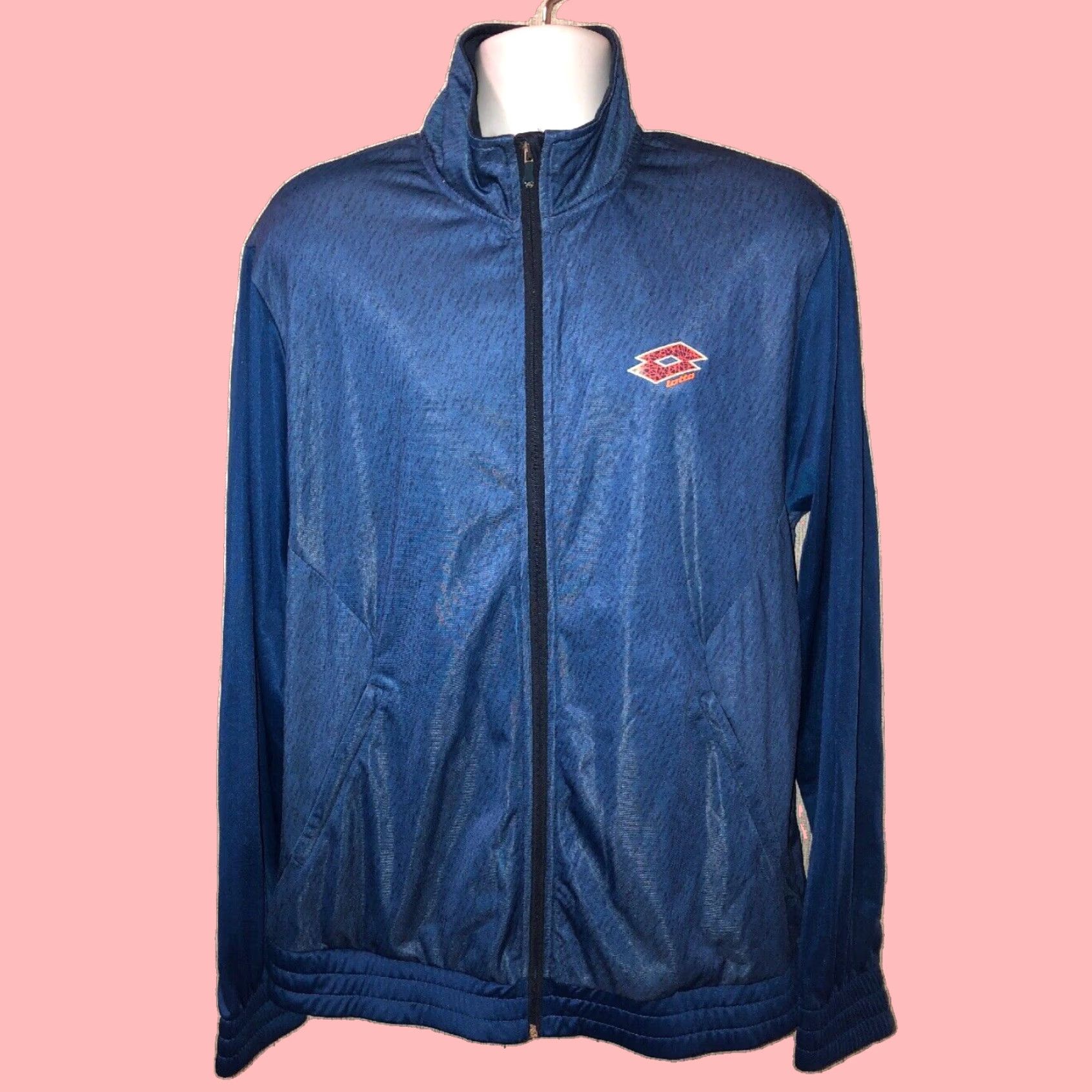 Vintage Mens XXL Blue Long Sleeve Full Zip Italian Sport Design Jacket with Premium Lotus Inspiration for the Discerning Man Size US XXL / EU 58 / 5 - 1 Thumbnail