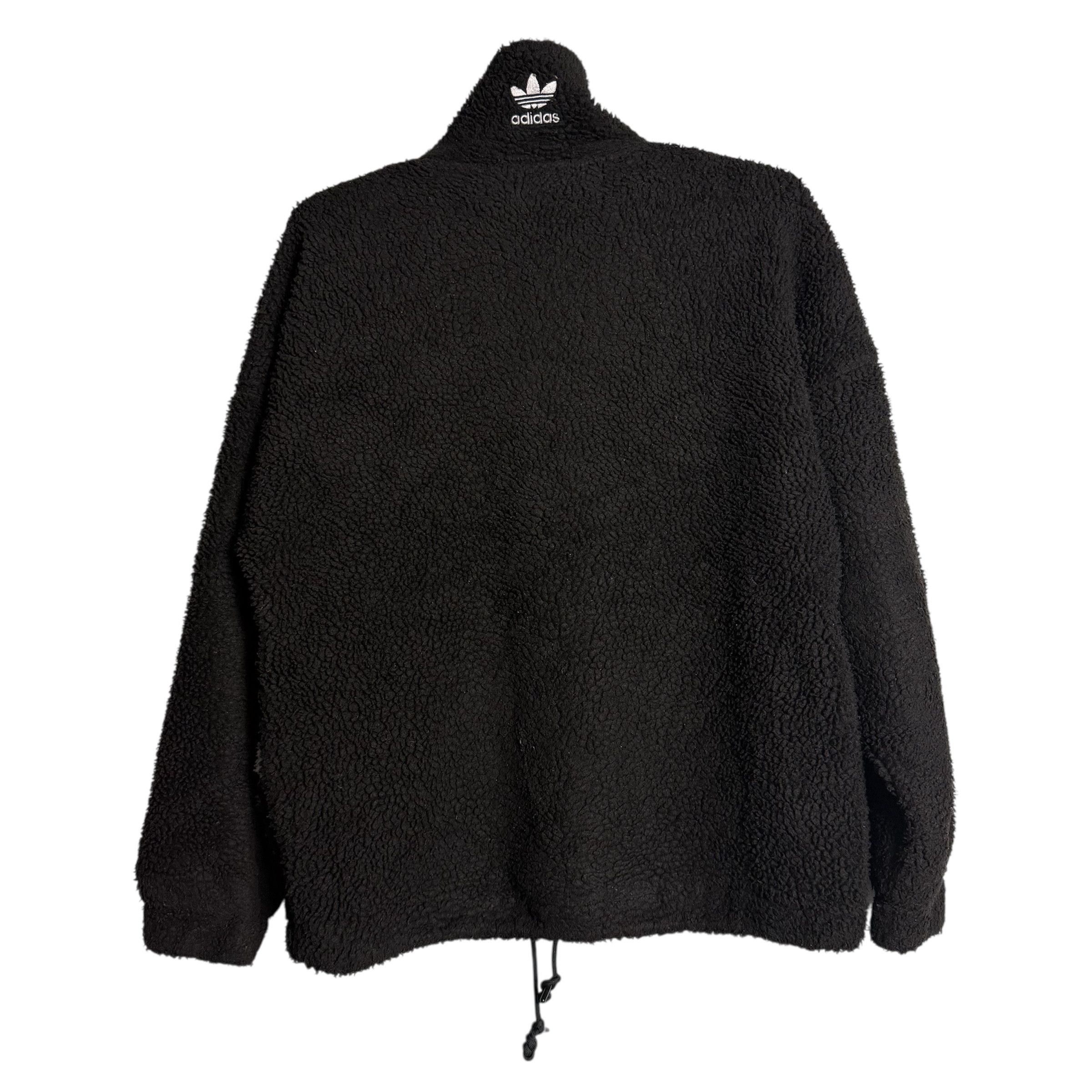 Adidas 🔥RARE🔥Vintage Adidas Trefoil Spell Out Sherpa Jacket Size US XS / EU 42 / 0 - 5 Thumbnail