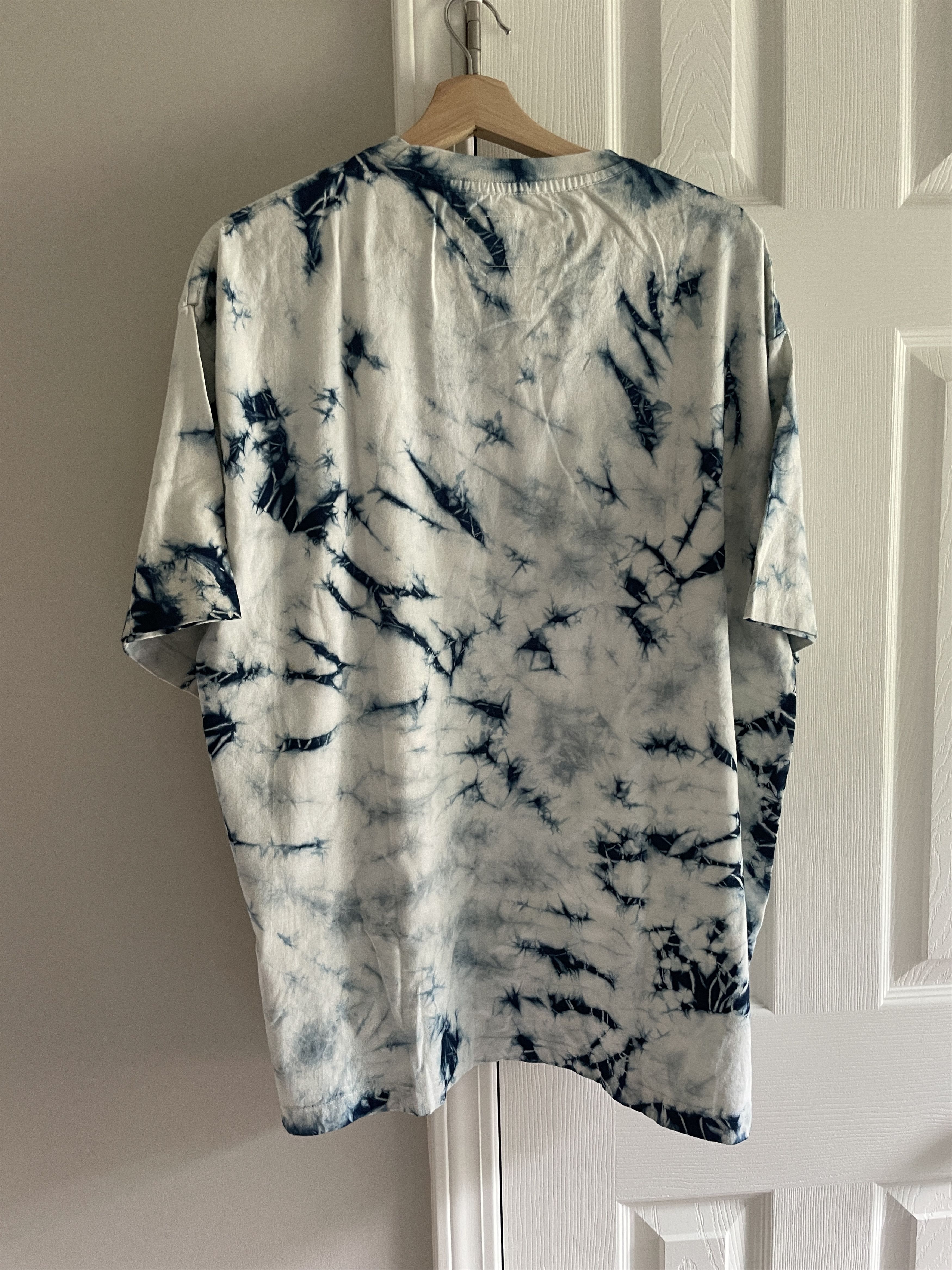 Story Mfg. Story MFG Grateful T "Our Planet" Indigo Tie Dye Size US L / EU 52-54 / 3 - 4 Thumbnail